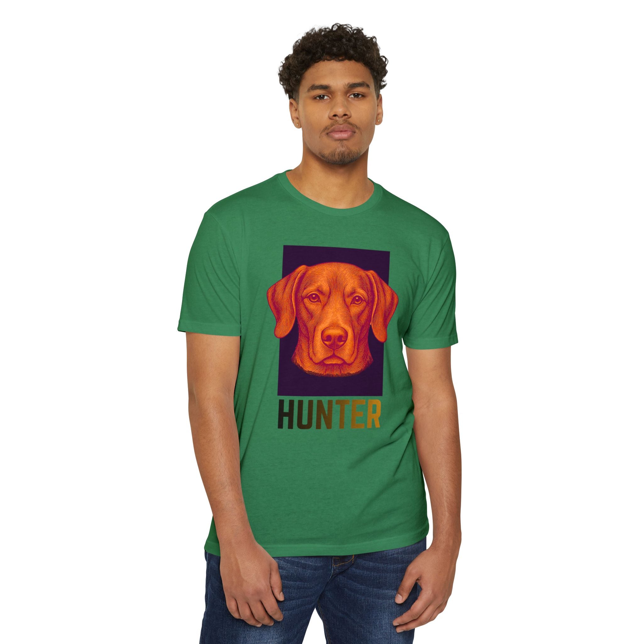 Ultimate Hunter T-Shirt | Retro Vizsla Head Graphic Tee for Dog Lovers