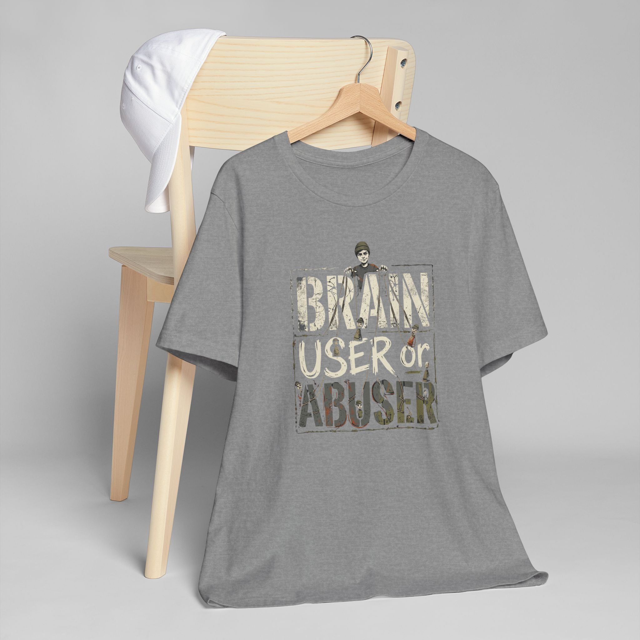 Brain User or Abuser Women's T-Shirt — 'Choose to See' Awareness Tee