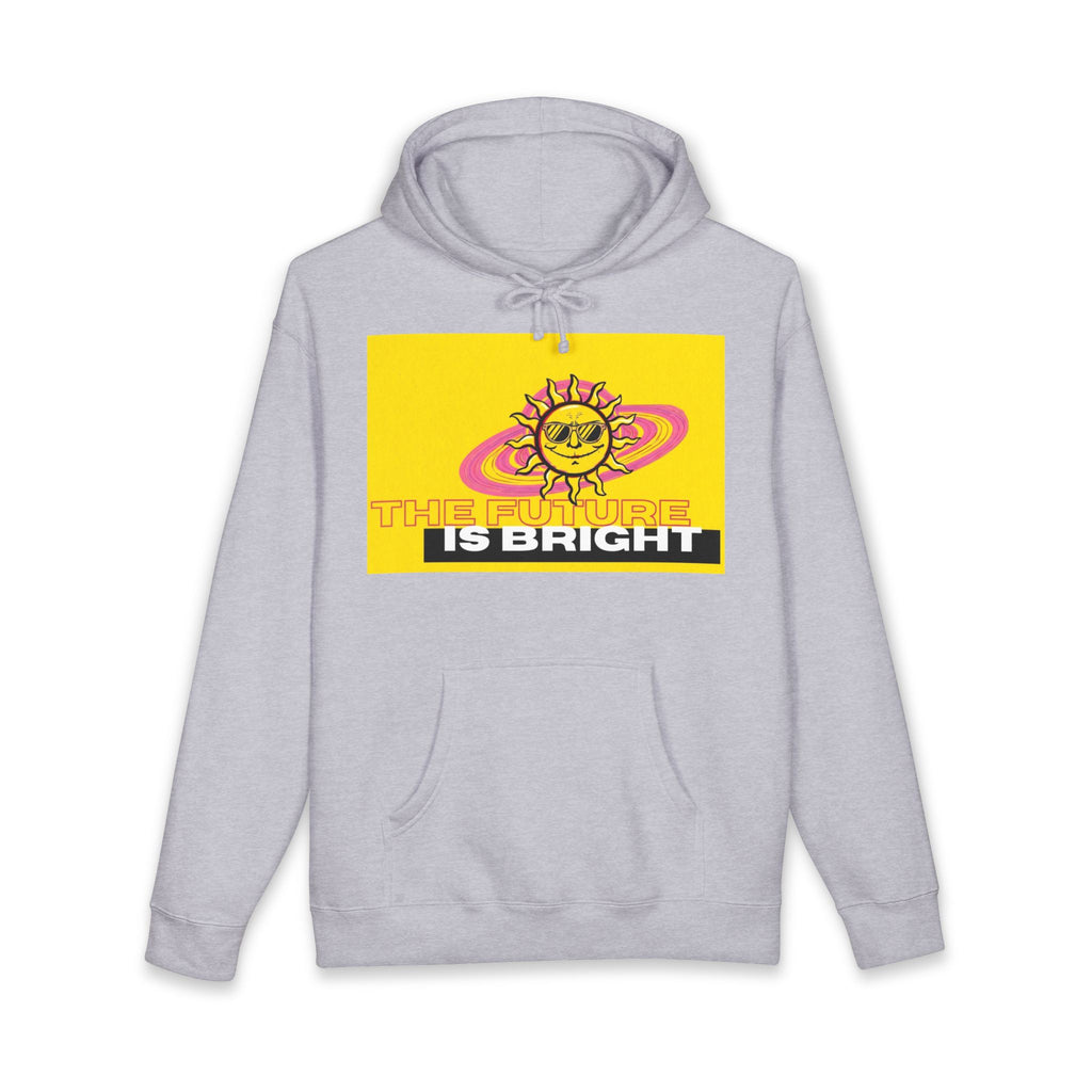 The Future Is Bright Hoodie | Retro Sun Graphic Pullover Sweatshirt