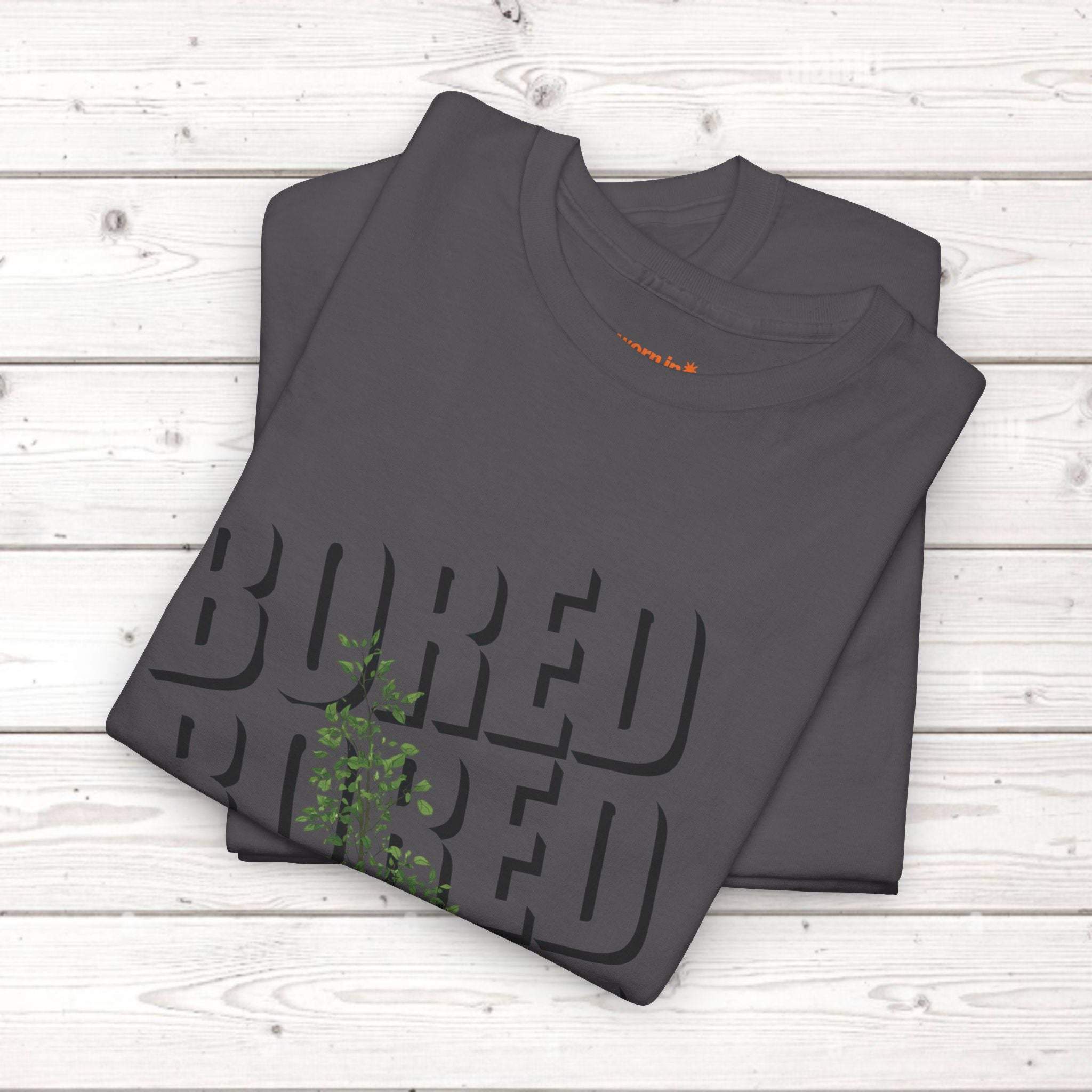 Unisex Botanical Tee — "Feel Free to Be Bored" Graphic T-Shirt