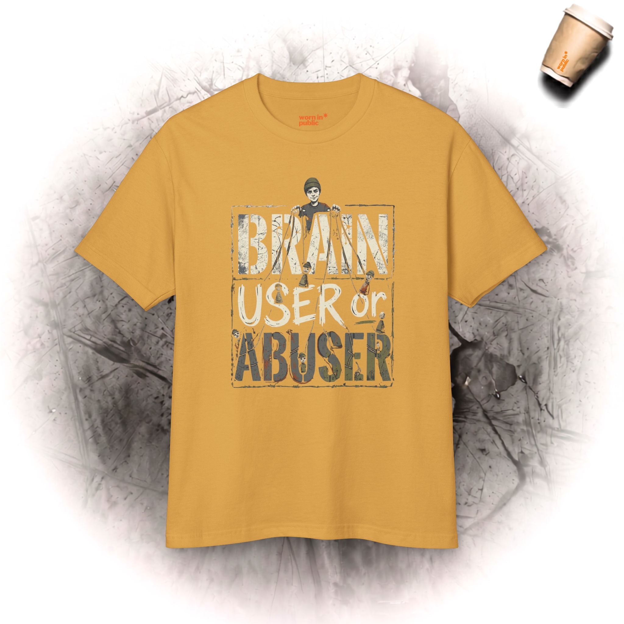 Damen-T-Shirt „Brain User or Abuser“ – „Choose to See“ Awareness T-Shirt