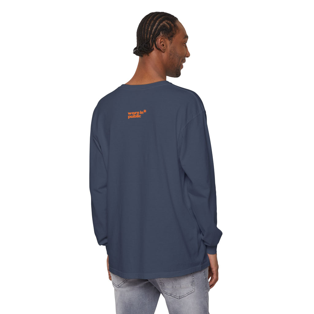 I'm Fine Nothing Is Fine Long Sleeve Tee | Sarcastic Mental Health Humor Shirt