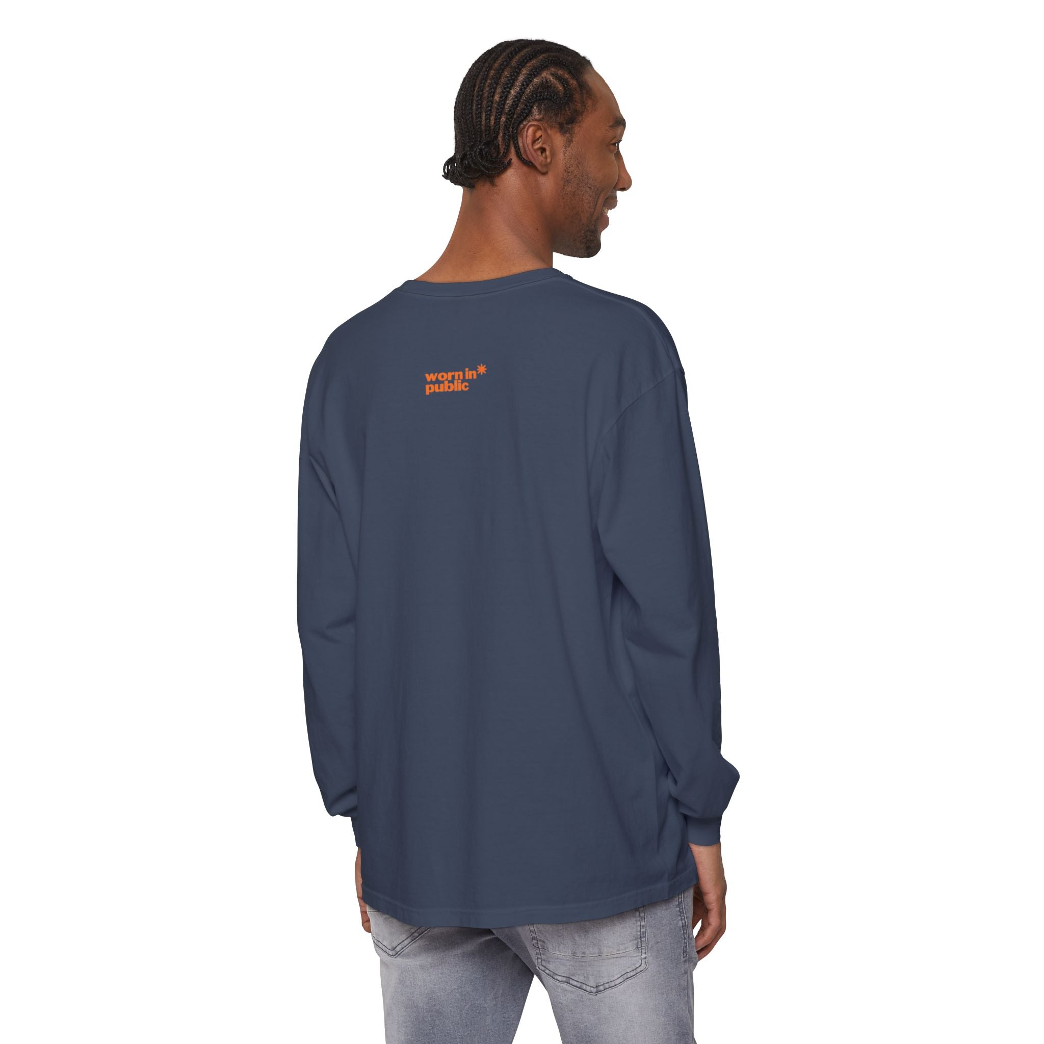 I'm Fine Nothing Is Fine Long Sleeve Tee | Sarcastic Mental Health Humor Shirt