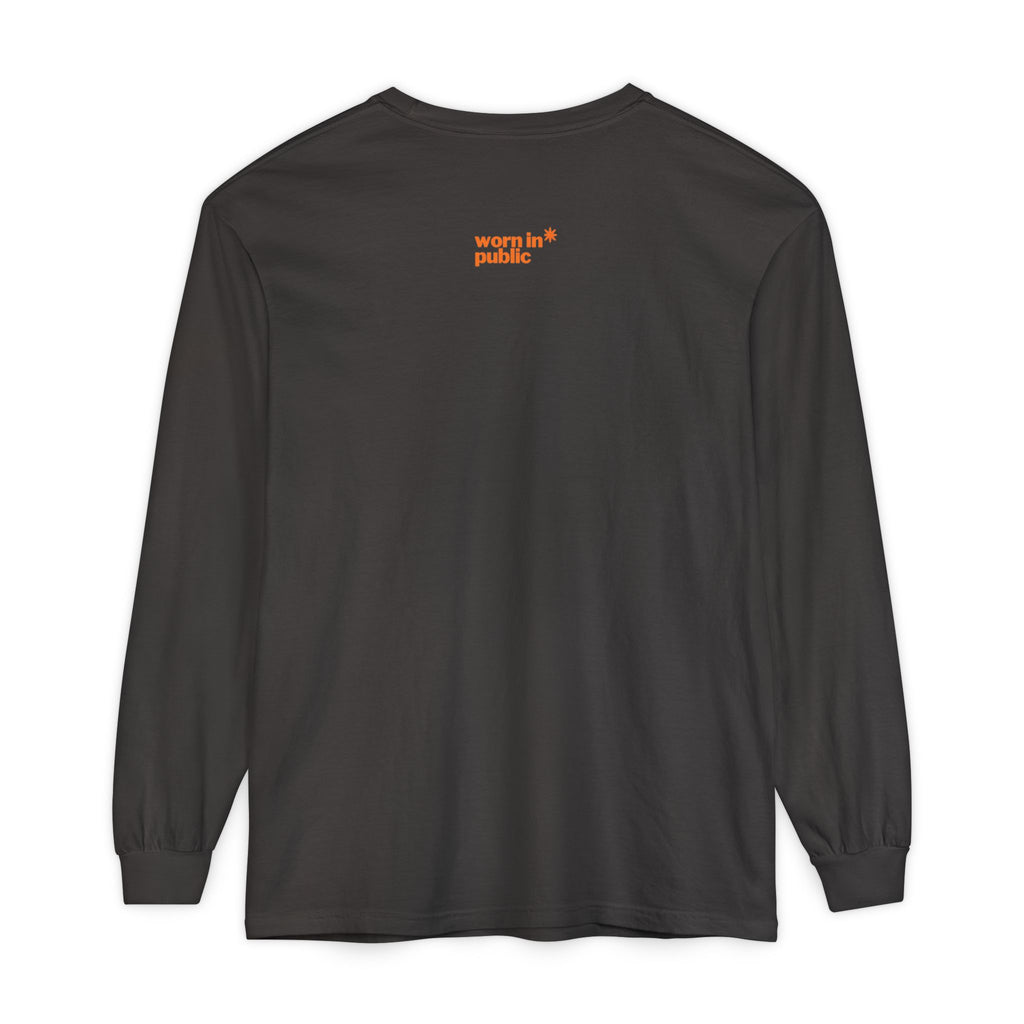I'm Fine Nothing Is Fine Long Sleeve Tee | Sarcastic Mental Health Humor Shirt