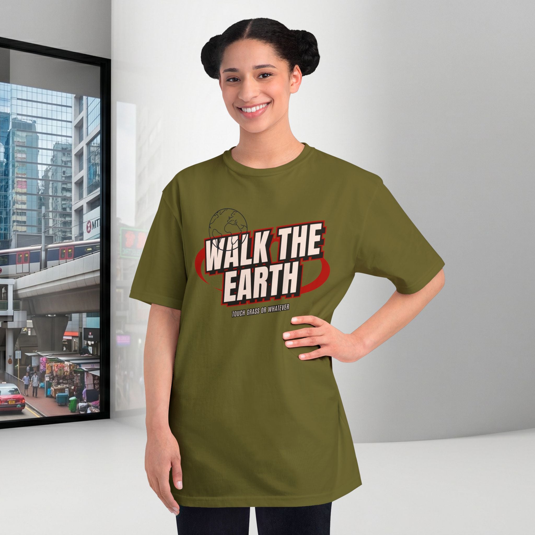 Walk The Earth ORGANIC T-Shirt | Retro Adventure Graphic Tee