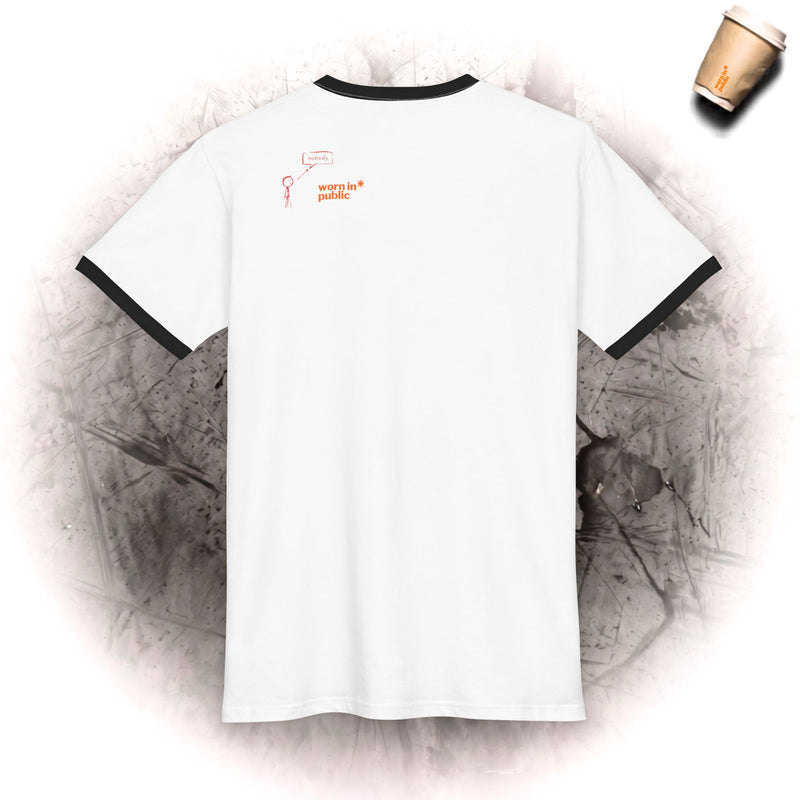 Men's Ringer Tee | "Did I Tattoo Your Name On My Ass?" Funny Graphic Tee