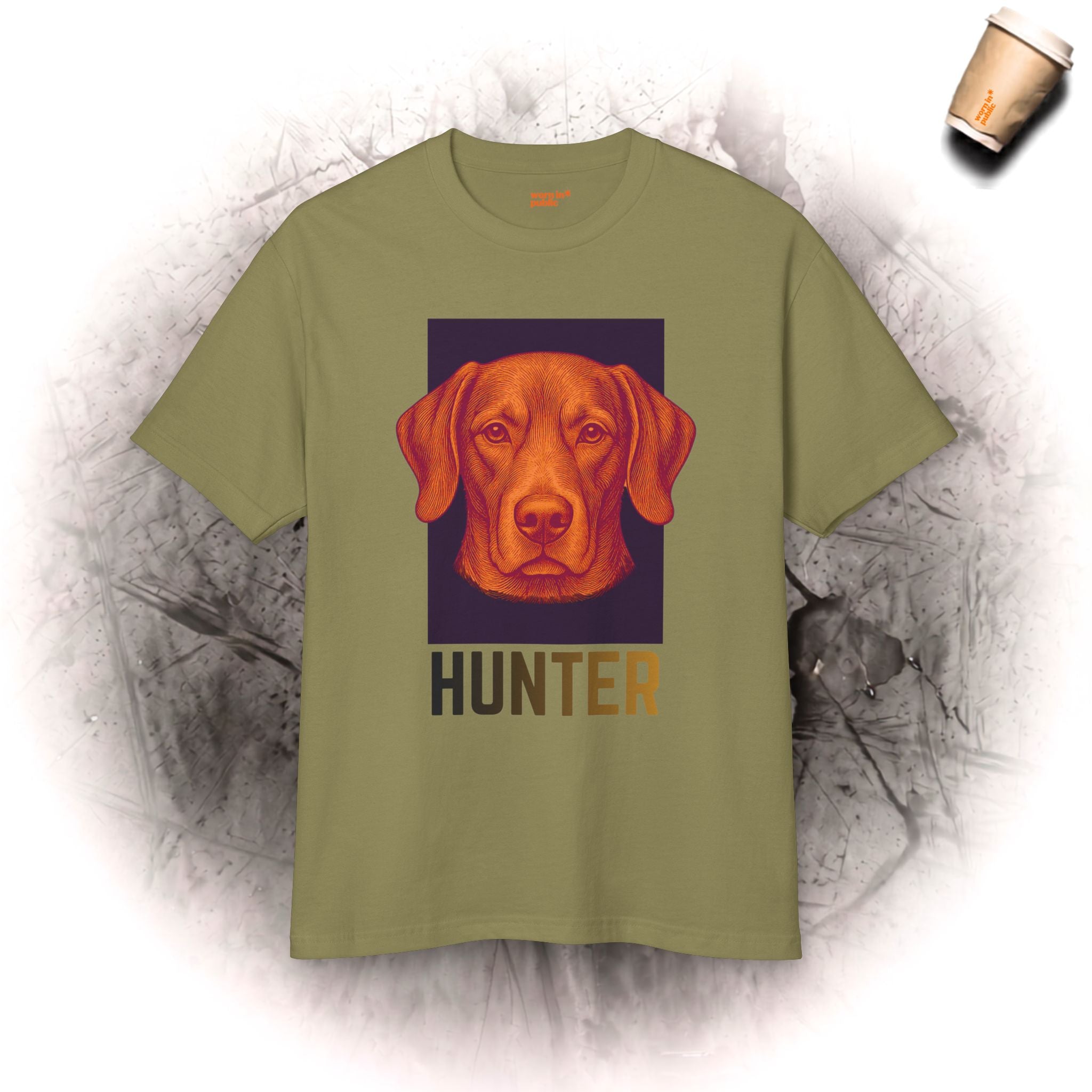 Ultimate Hunter T-Shirt | Retro Vizsla Kopf Grafik-T-Shirt für Hundeliebhaber