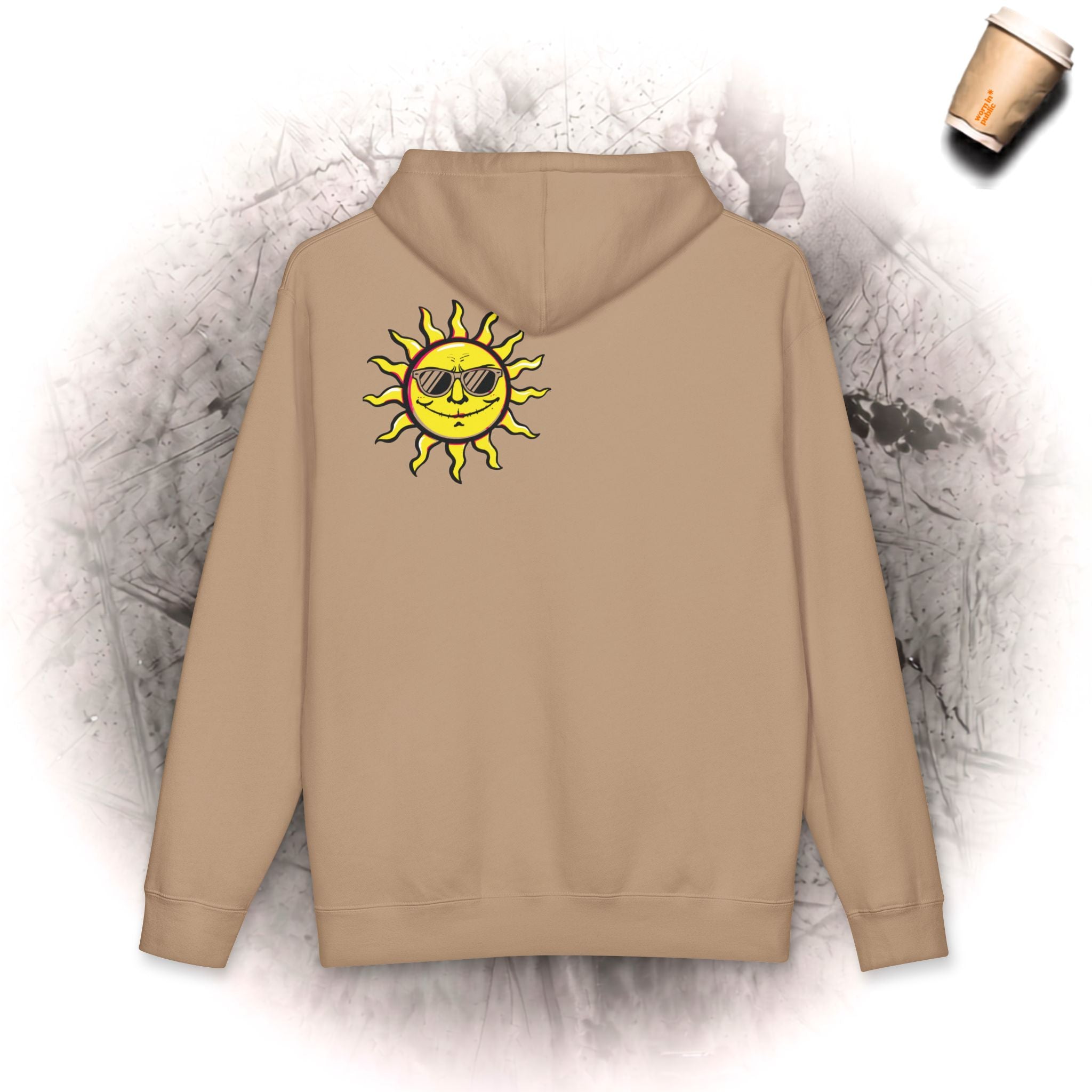 The Future Is Bright Hoodie | Retro-Sonne-Grafik-Pullover