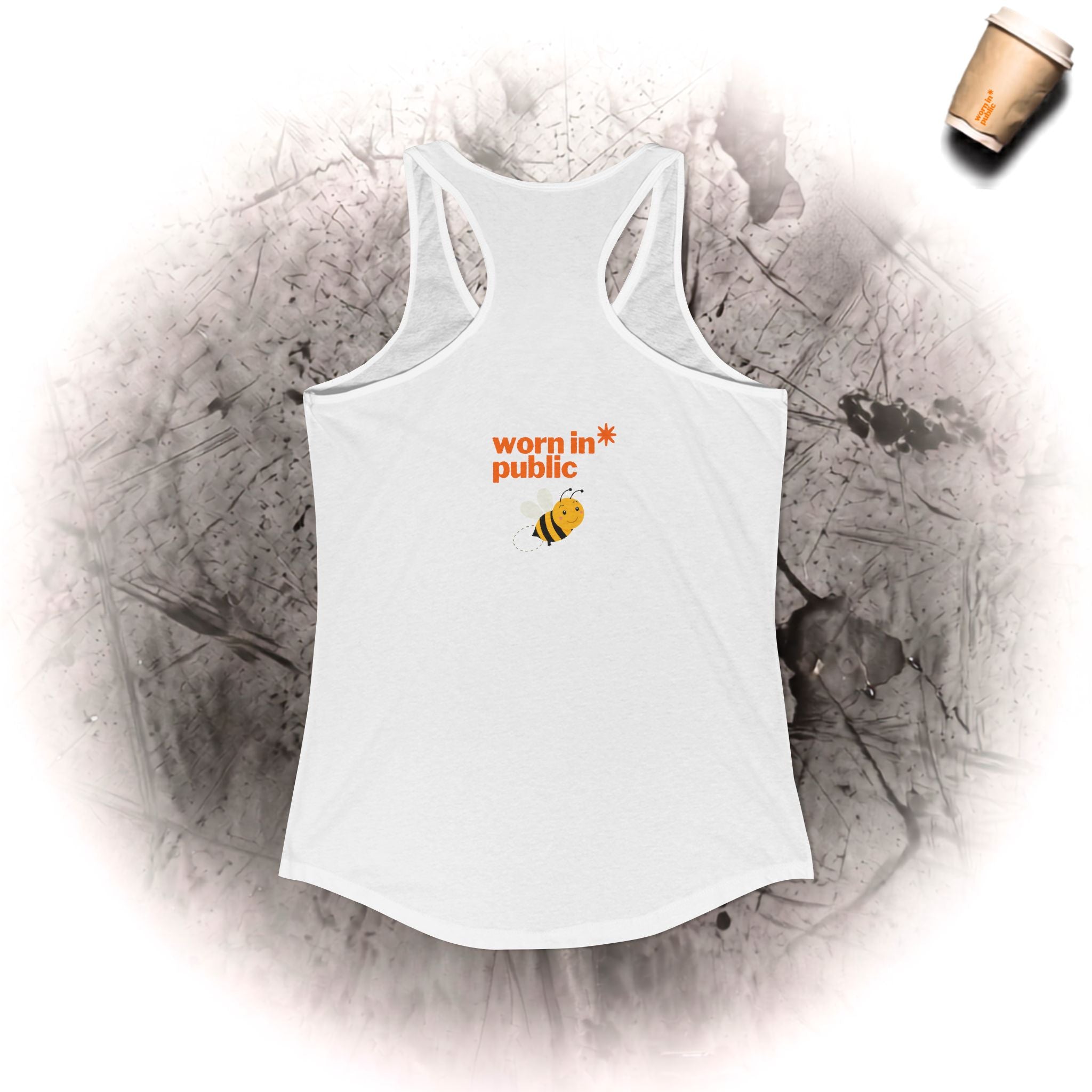 Free Bee Damen Racerback Tanktop | Leichtes Damen Ideal-Oberteil