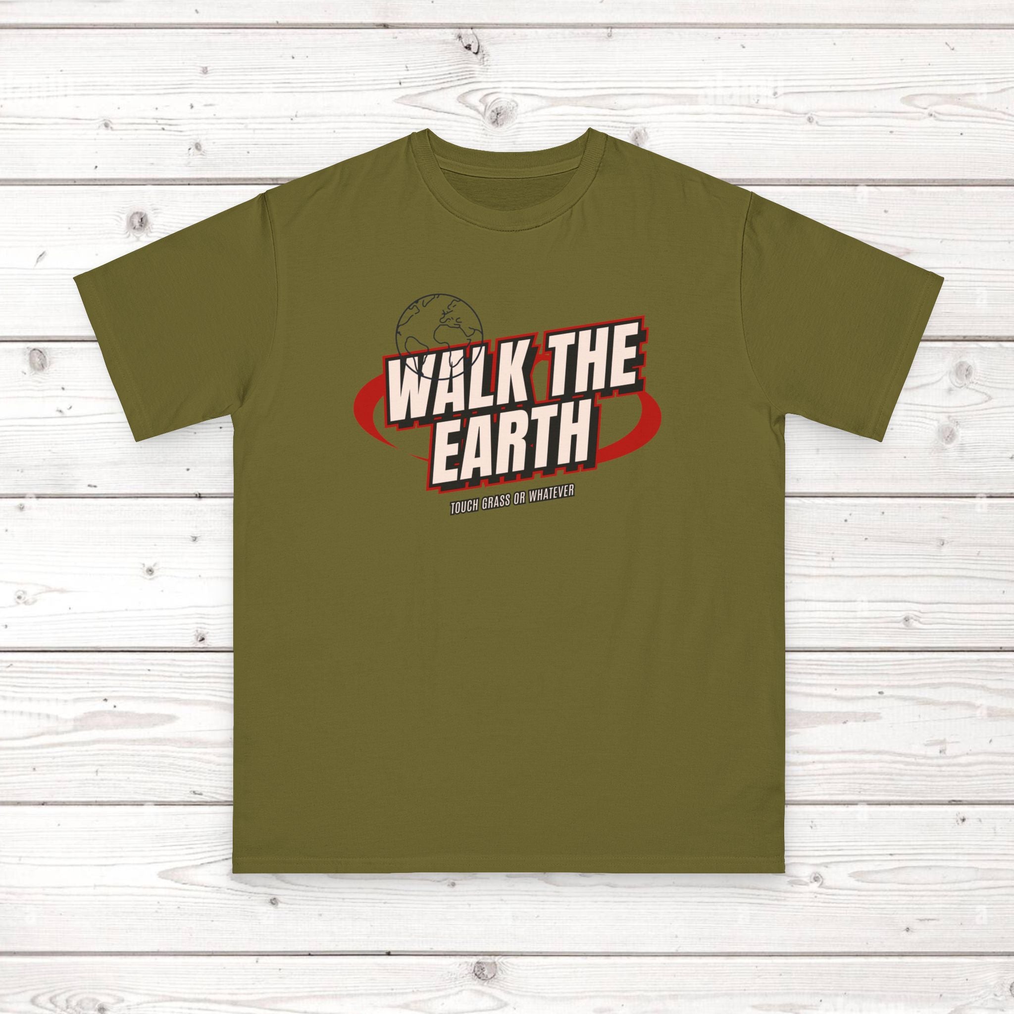Walk The Earth ORGANIC T-Shirt | Retro Adventure Graphic Tee