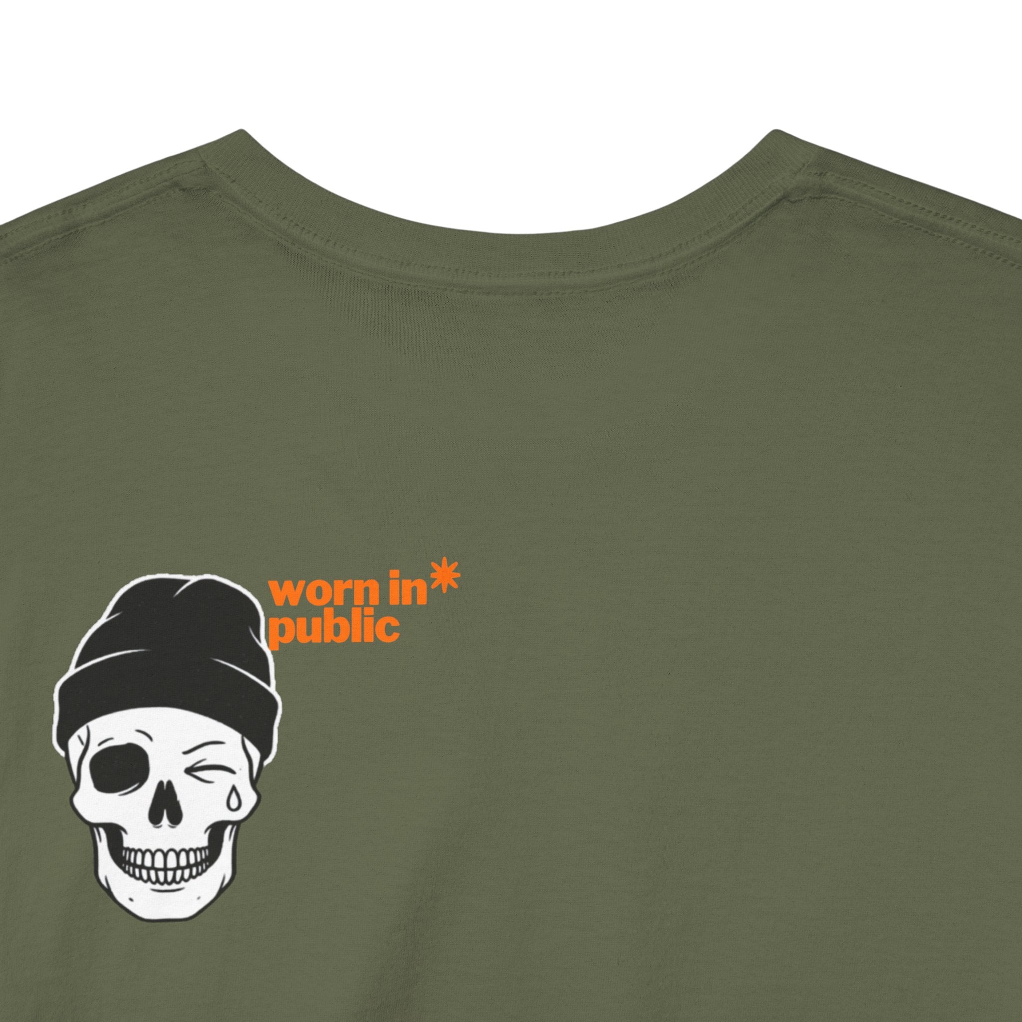 Too Tired To Care Skull T-Shirt | Funny Sarcastic Graphic Tee for the Exhausted