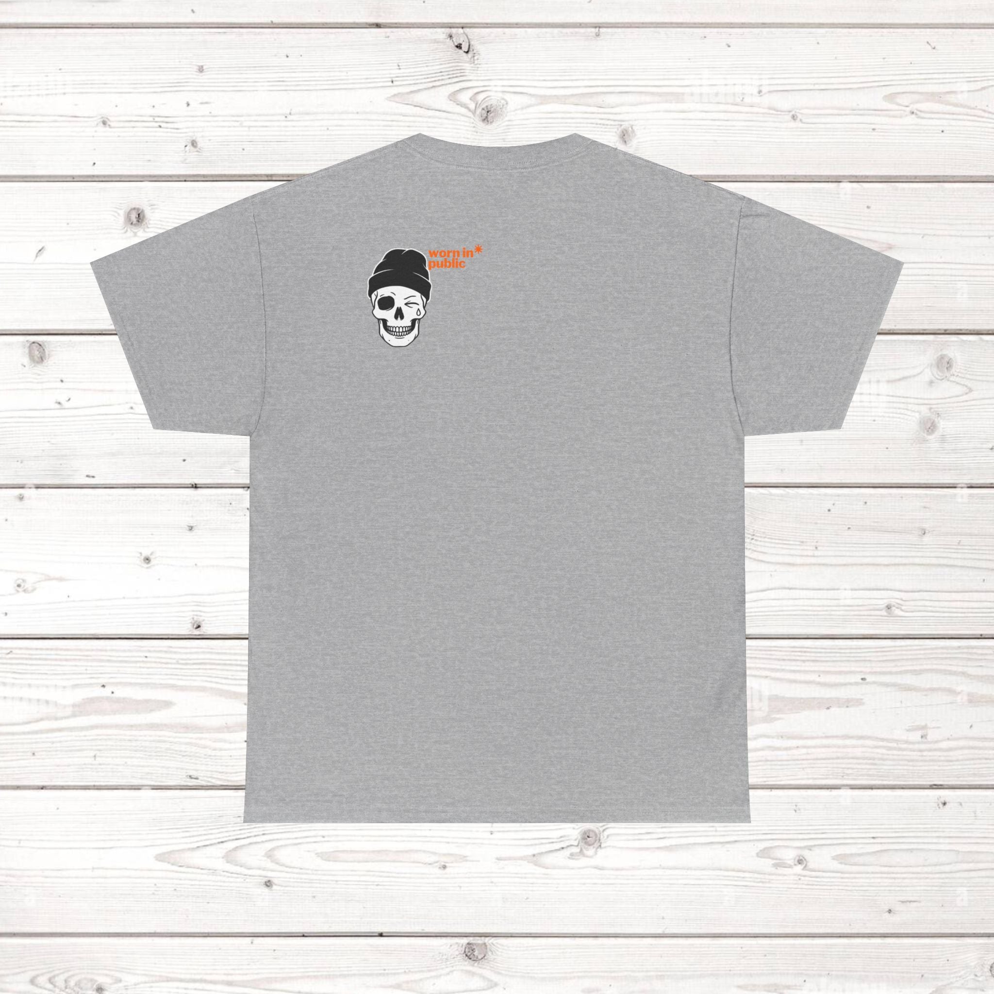 Too Tired To Care Skull T-Shirt | Funny Sarcastic Graphic Tee for the Exhausted