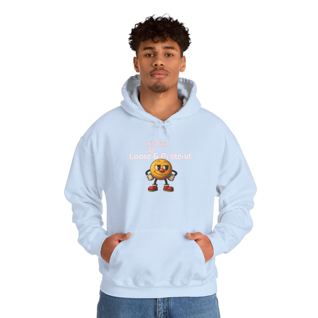 It's Fun to Loose & Pretend Hoodie | Smiley Emoji Graphic Sweatshirt