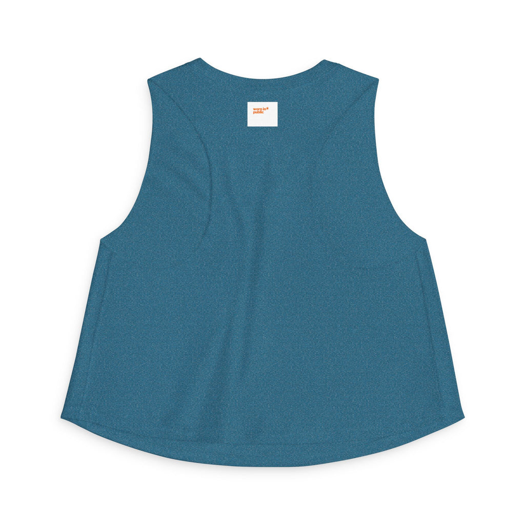 Bossy Boss Crop Top | Retro Script Graphic Top with Pastel Hearts & Stars