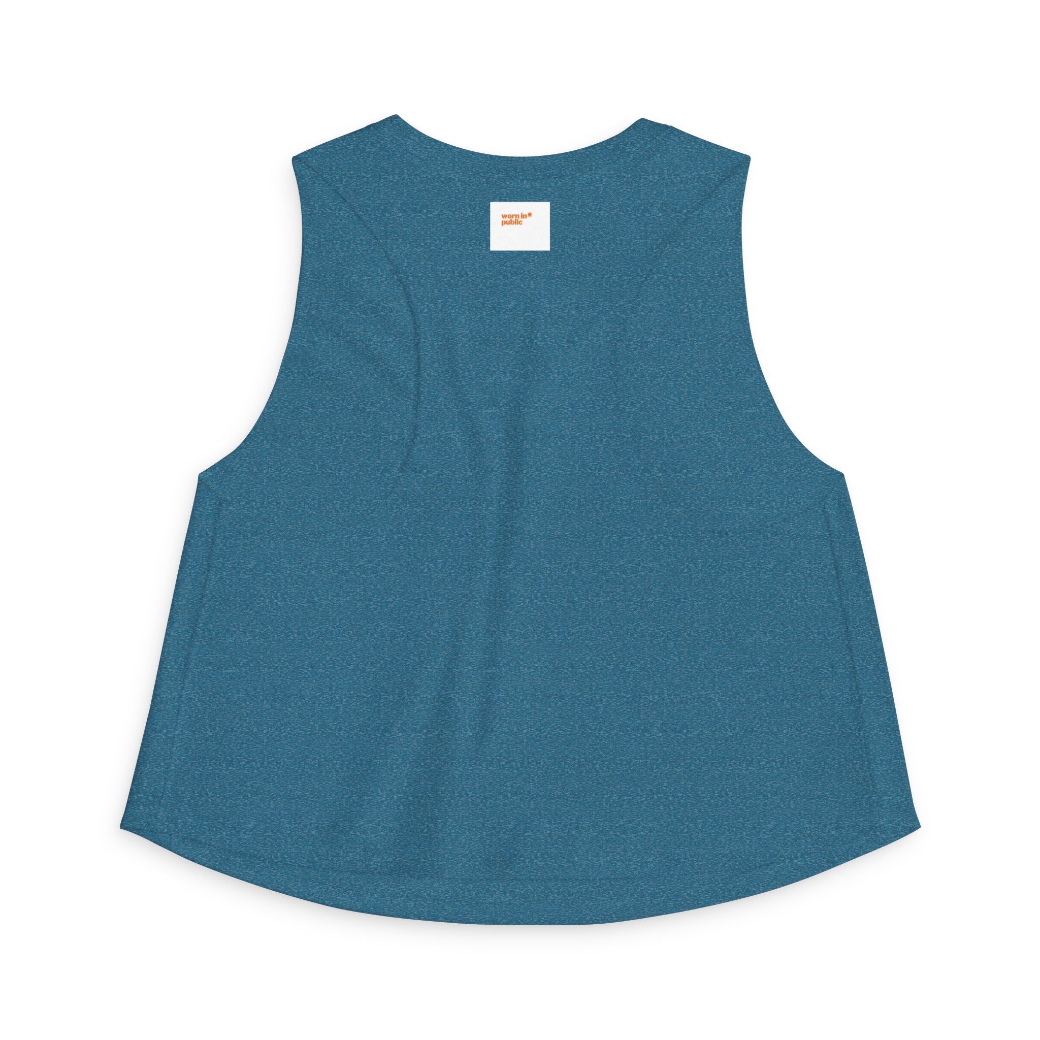 Bossy Boss Crop Top | Retro Script Graphic Top with Pastel Hearts & Stars