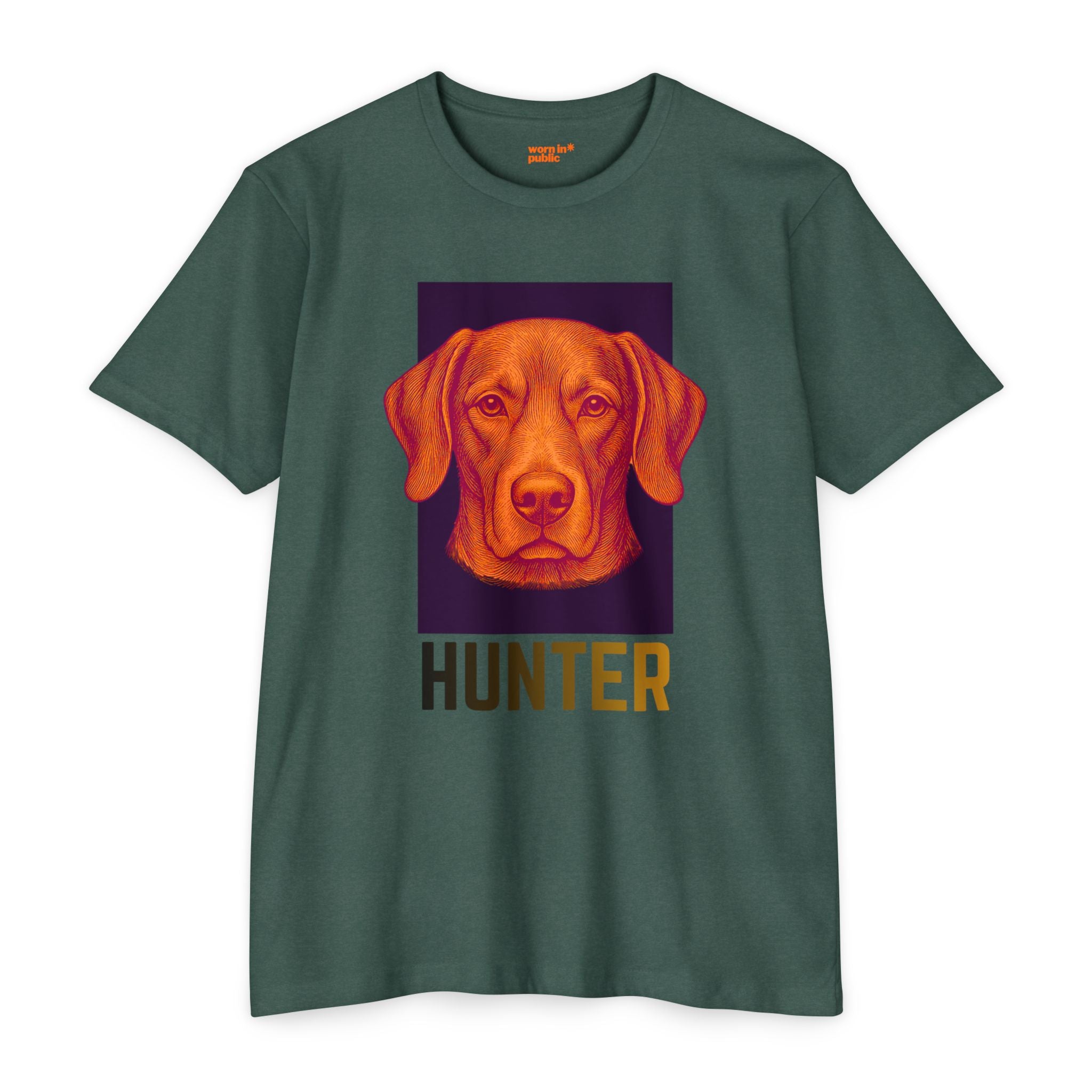 Ultimate Hunter T-Shirt | Retro Vizsla Head Graphic Tee for Dog Lovers