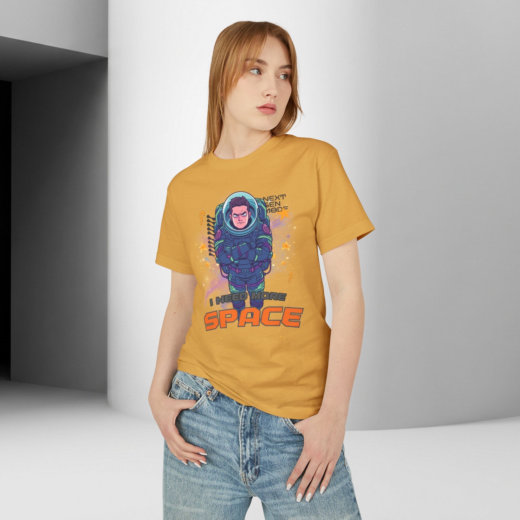 Space Suit Unisex Graphic Tee | I Need Space Astronaut Mood T-Shirt