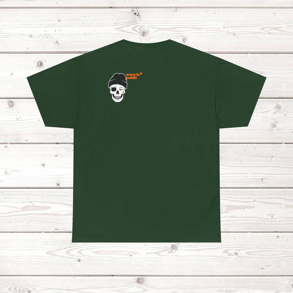 Too Tired To Care Skull T-Shirt | Funny Sarcastic Graphic Tee for the Exhausted
