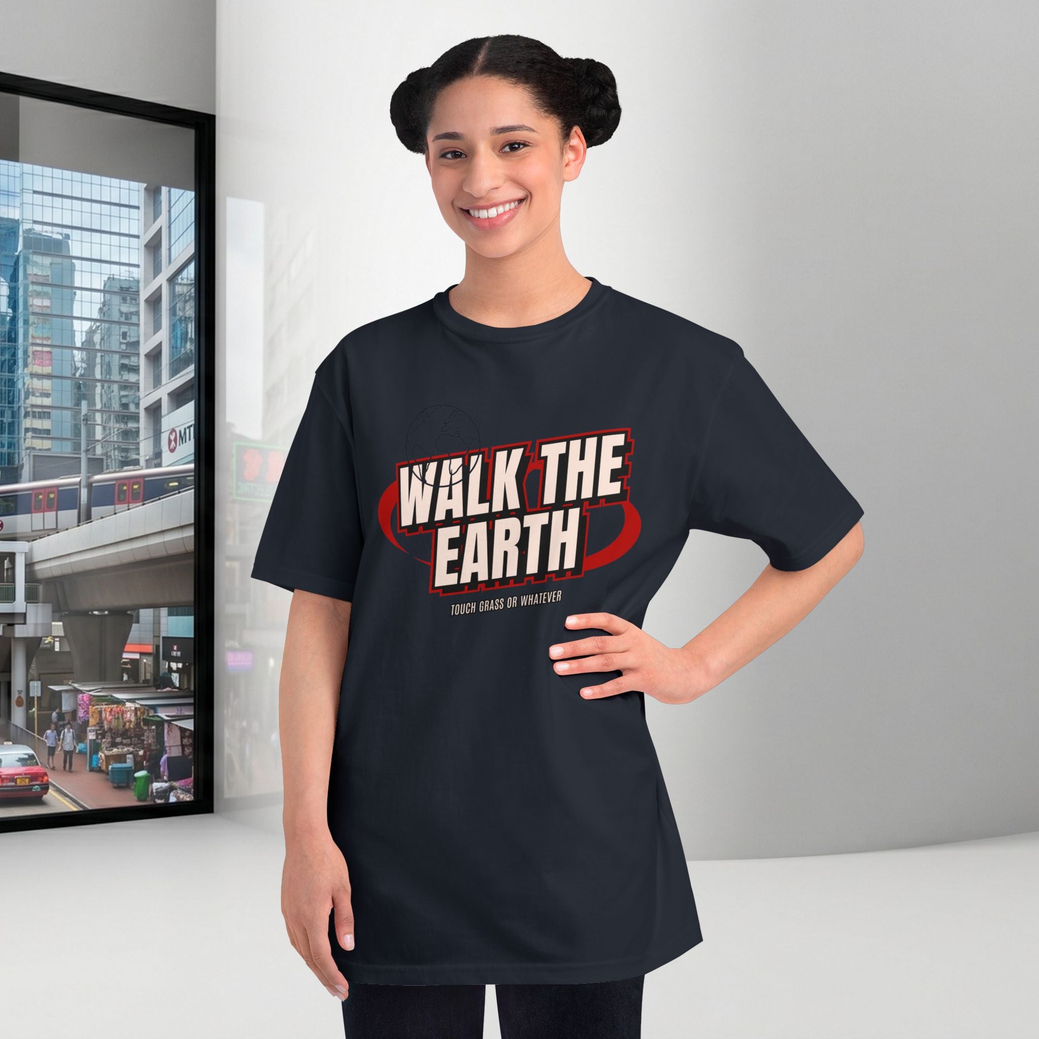Walk The Earth ORGANIC T-Shirt | Retro Adventure Graphic Tee