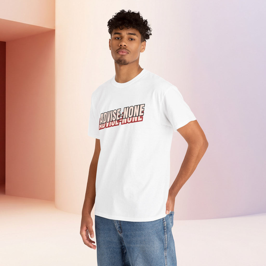 Advise None | Retro Slanted Unisex Graphic Tee