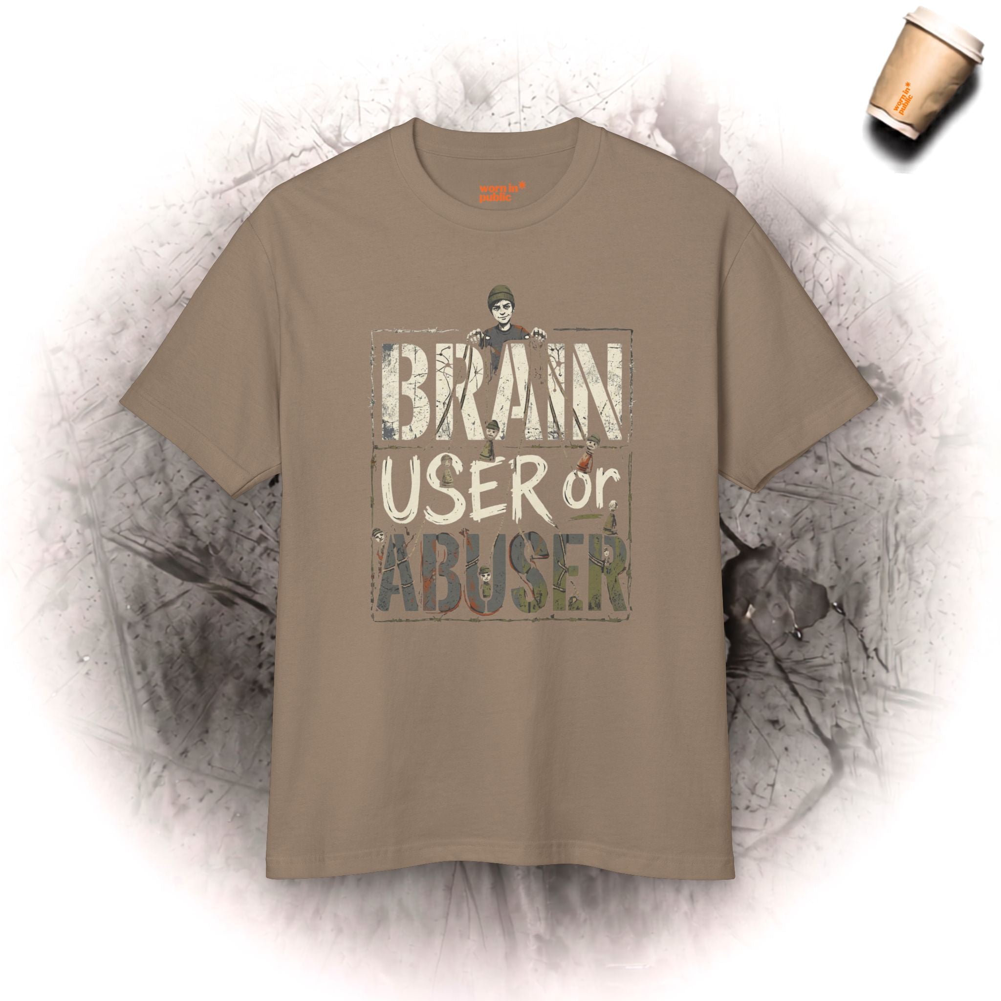 Damen-T-Shirt „Brain User or Abuser“ – „Choose to See“ Awareness T-Shirt