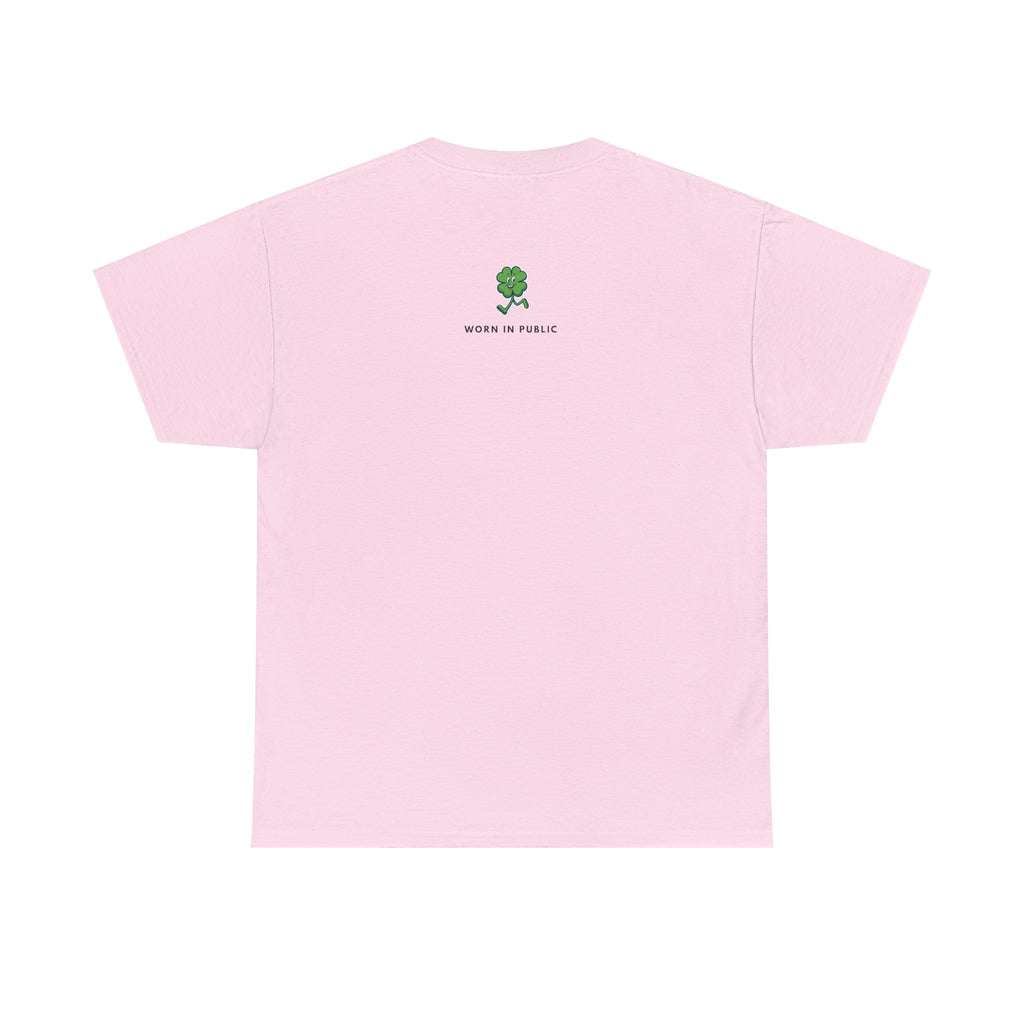 Lucky Buddy Clover T-Shirt | Retro Checker St. Patrick's Day Graphic Tee