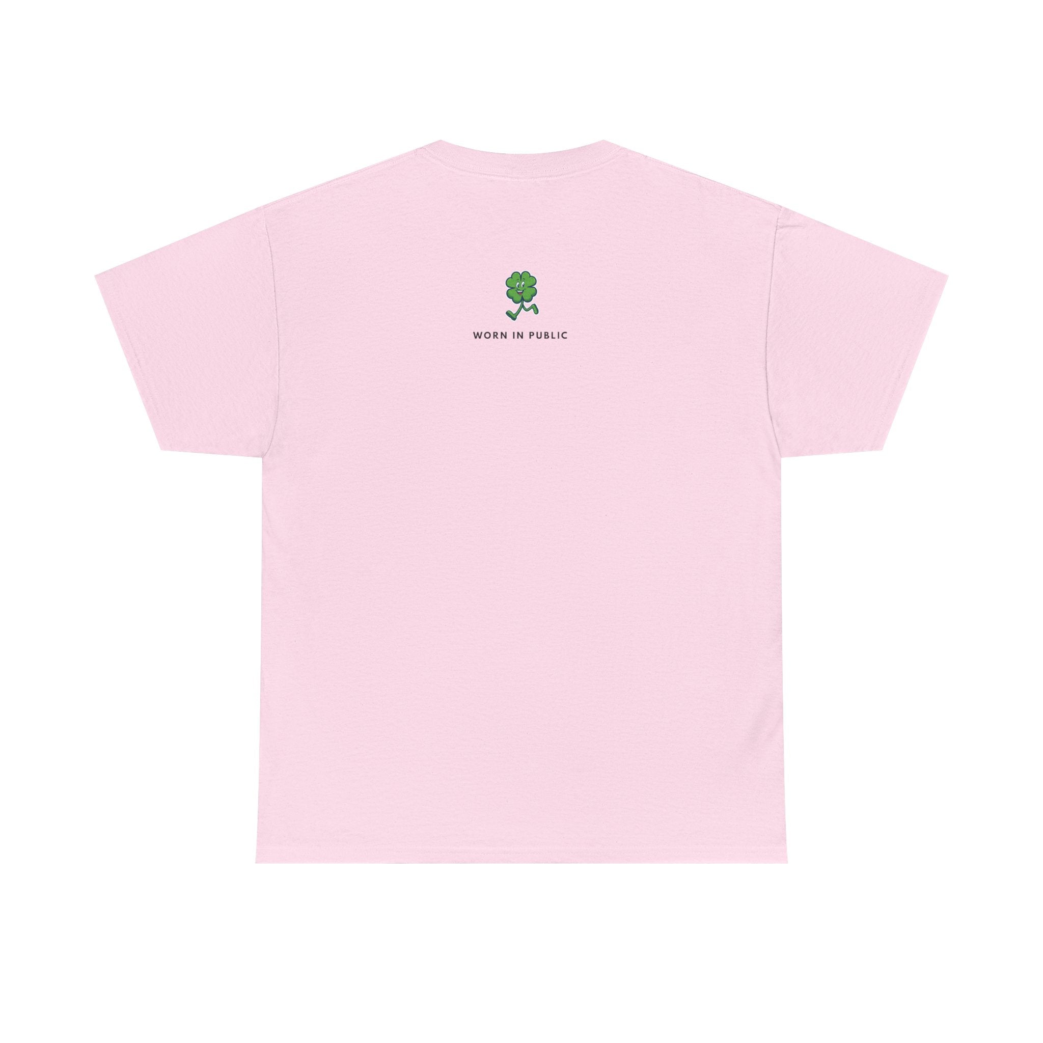 Lucky Buddy Clover T-Shirt | Retro Checker St. Patrick's Day Graphic Tee