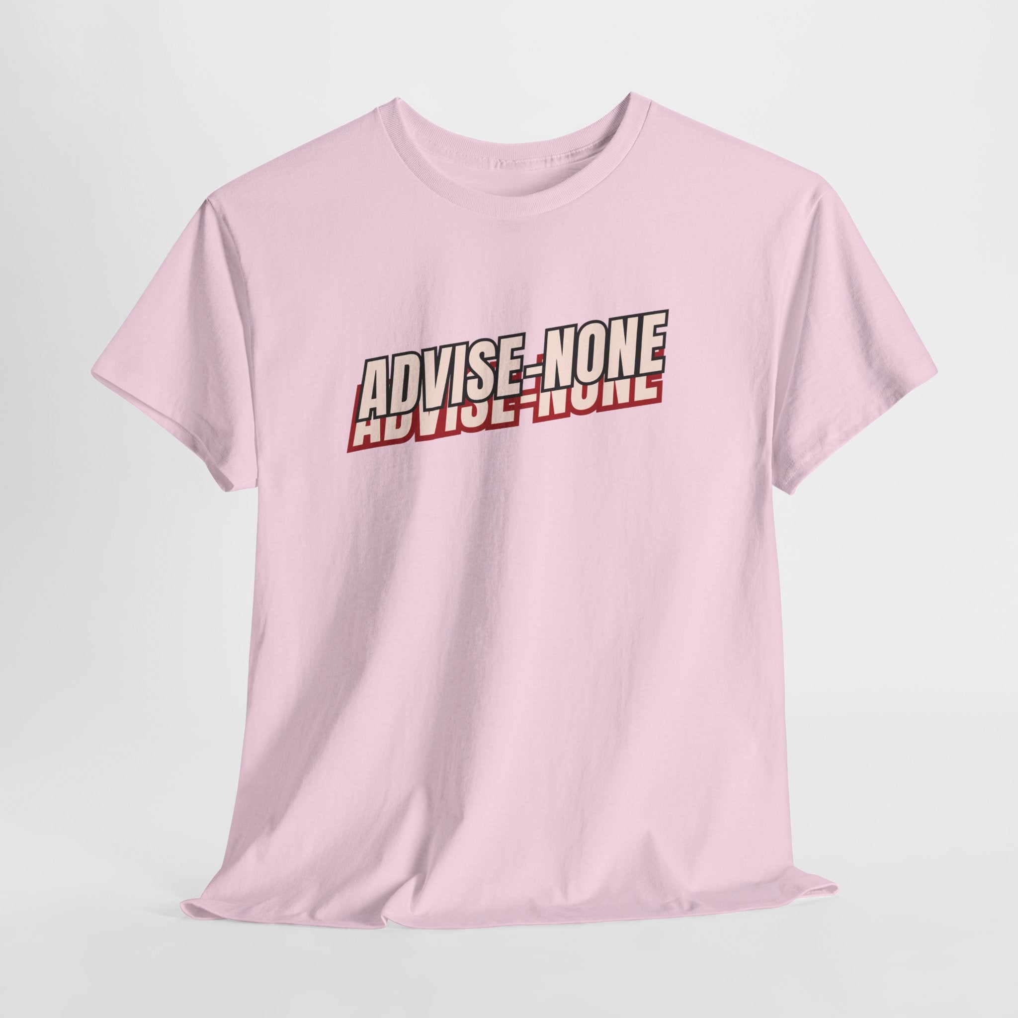Advise None | Retro Slanted Unisex Graphic Tee