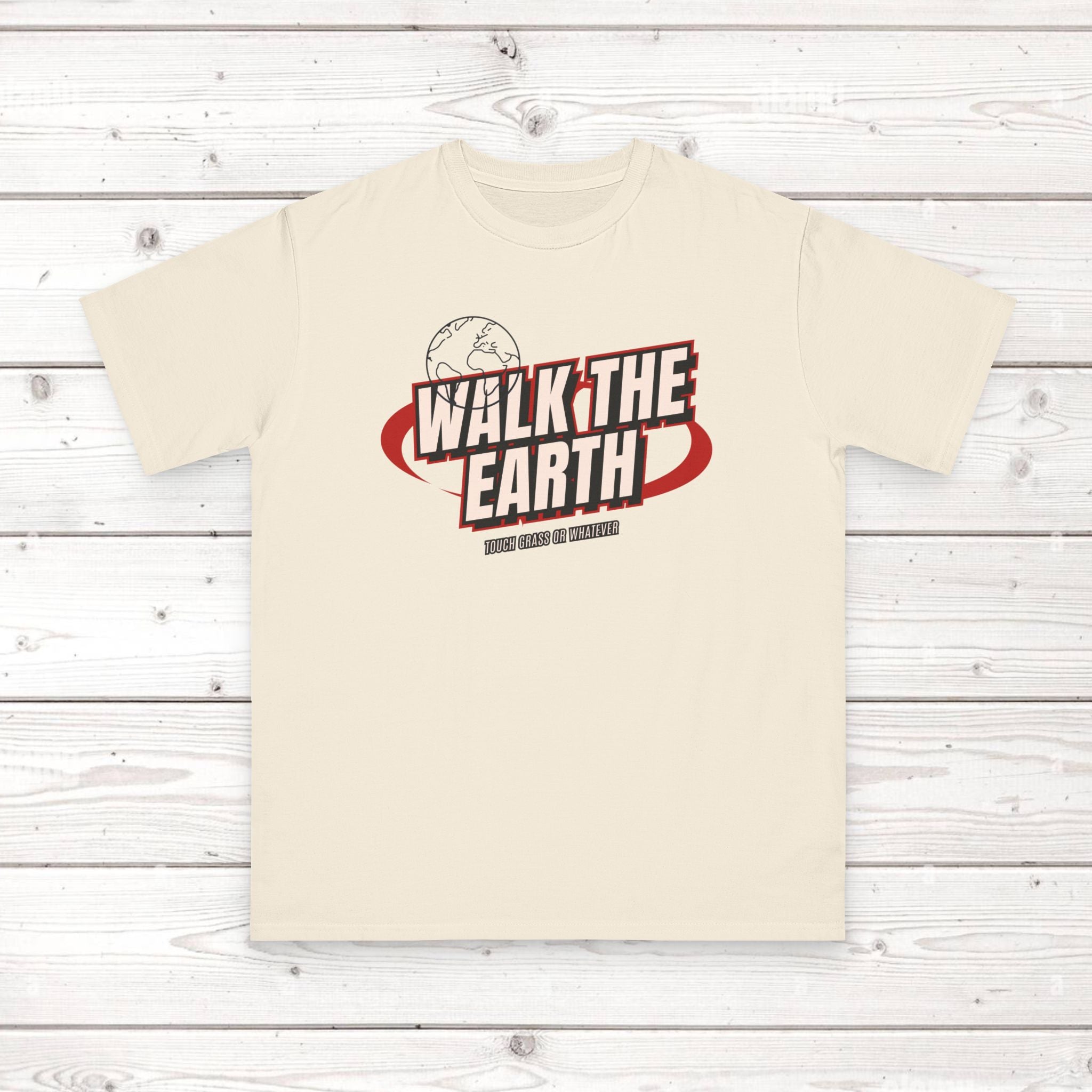 Walk The Earth ORGANIC T-Shirt | Retro Adventure Graphic Tee