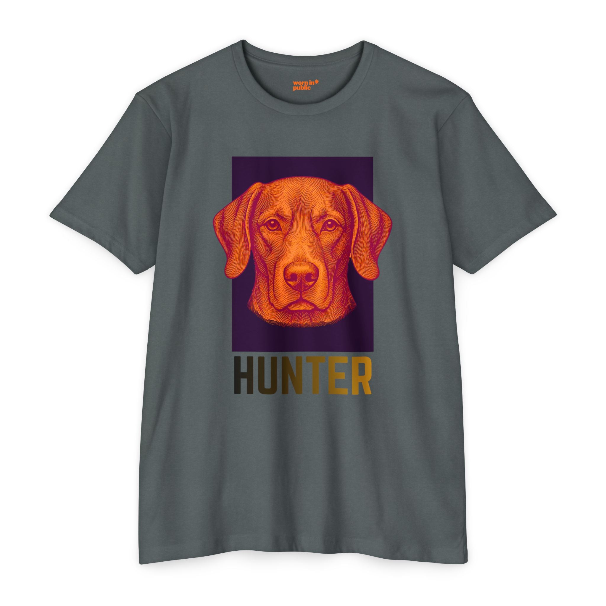 Ultimate Hunter T-Shirt | Retro Vizsla Head Graphic Tee for Dog Lovers