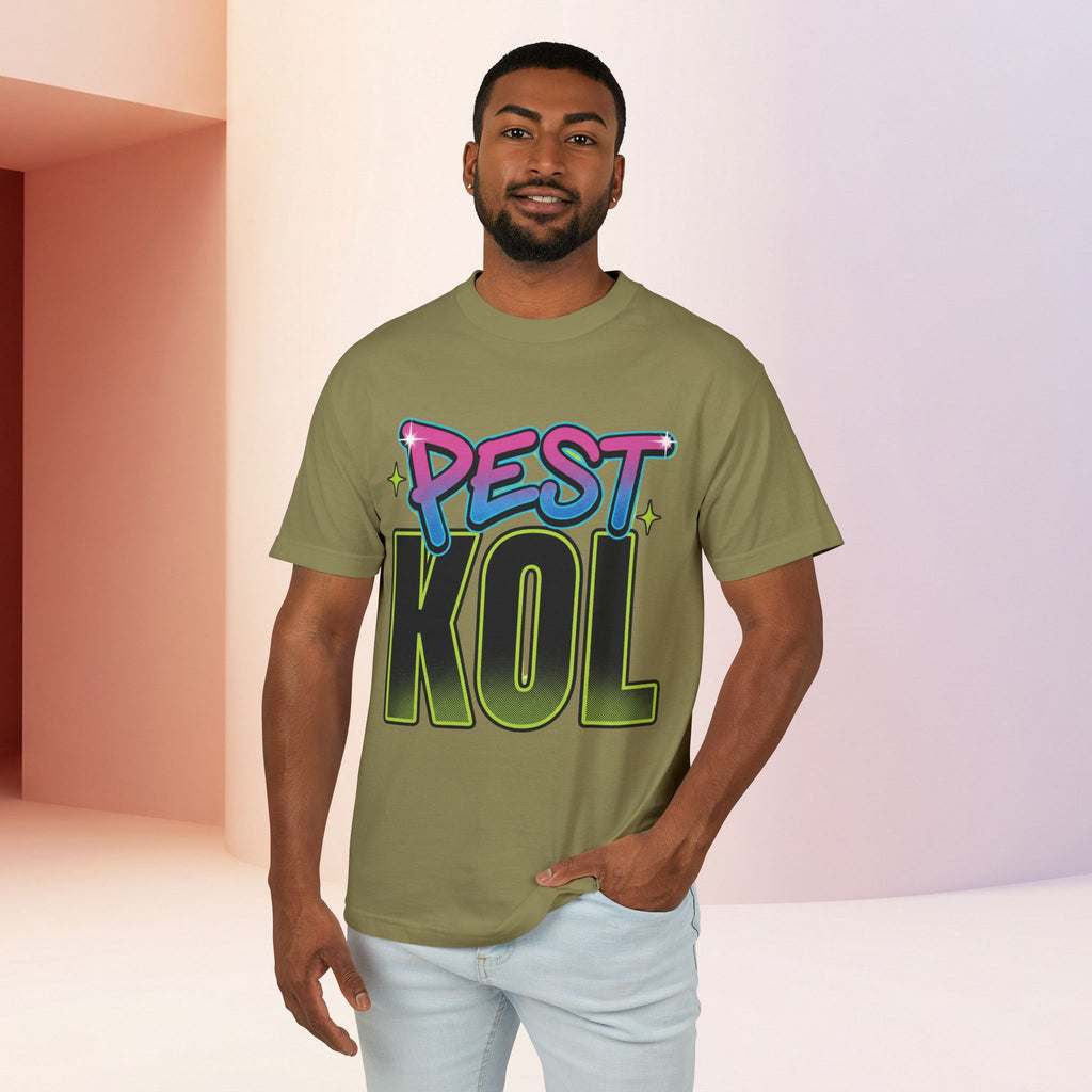 Pest Kol | Retro Unisex Streetwear Graphic Tee with Bold Lettering