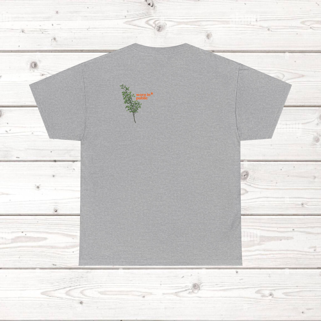 Unisex Botanical Tee — "Feel Free to Be Bored" Graphic T-Shirt