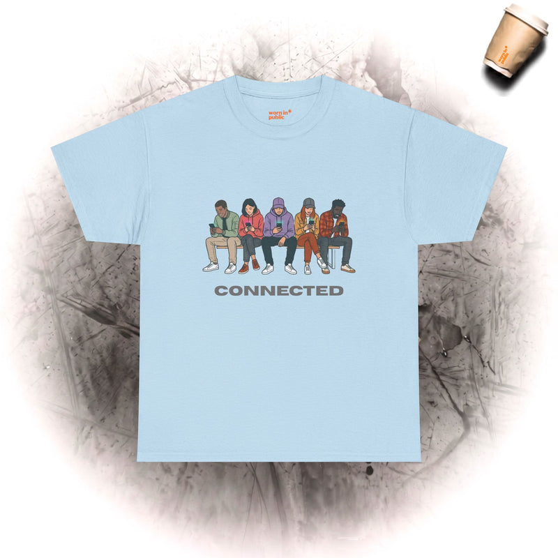Connected Friends Graphic Tee – Casual Unisex Crewneck Shirt