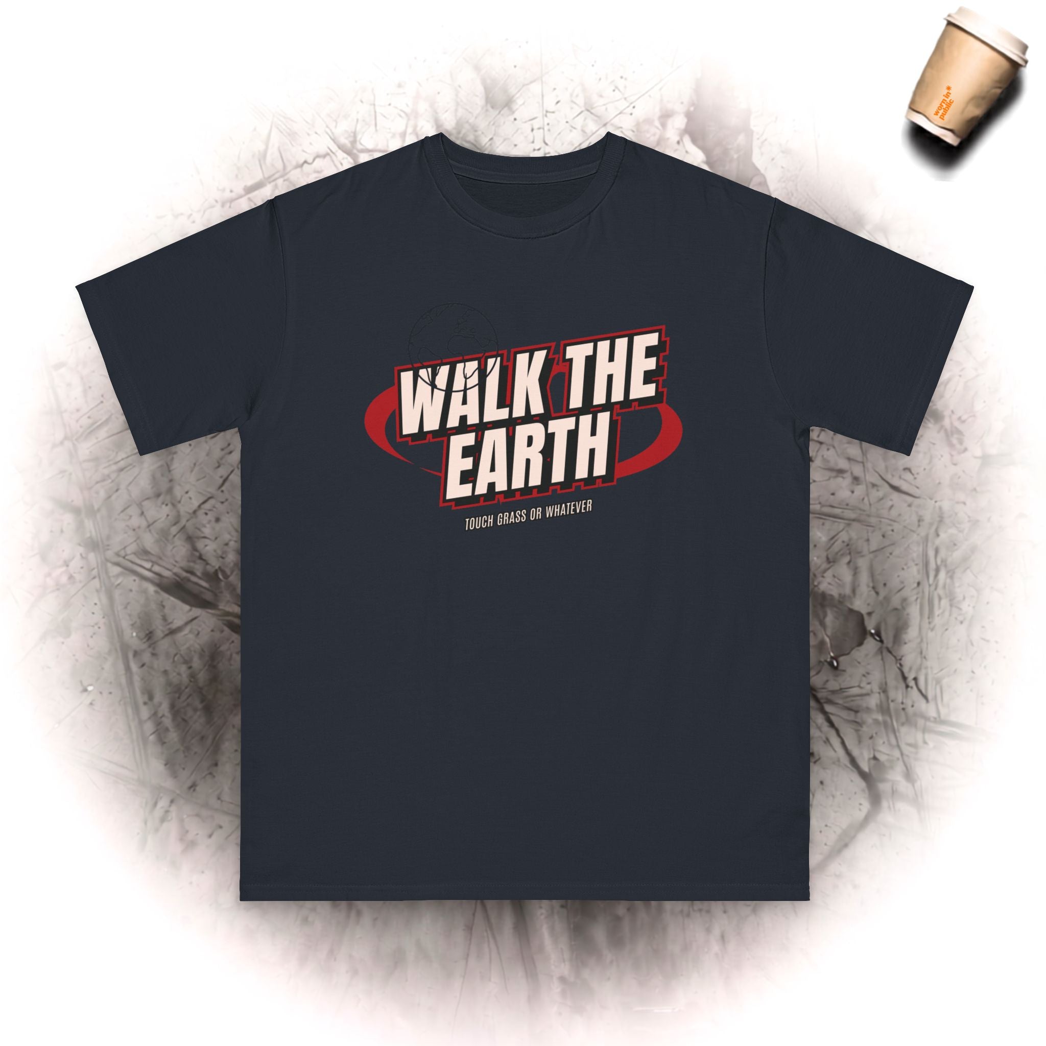 Walk The Earth BIO-T-Shirt | Retro Adventure Grafik-T-Shirt