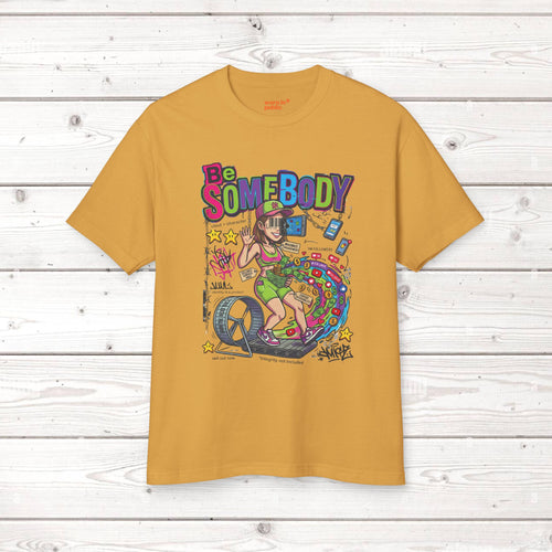 Be Somebody | Vintage Womens Sarcastic Cartoon Graphic Tee