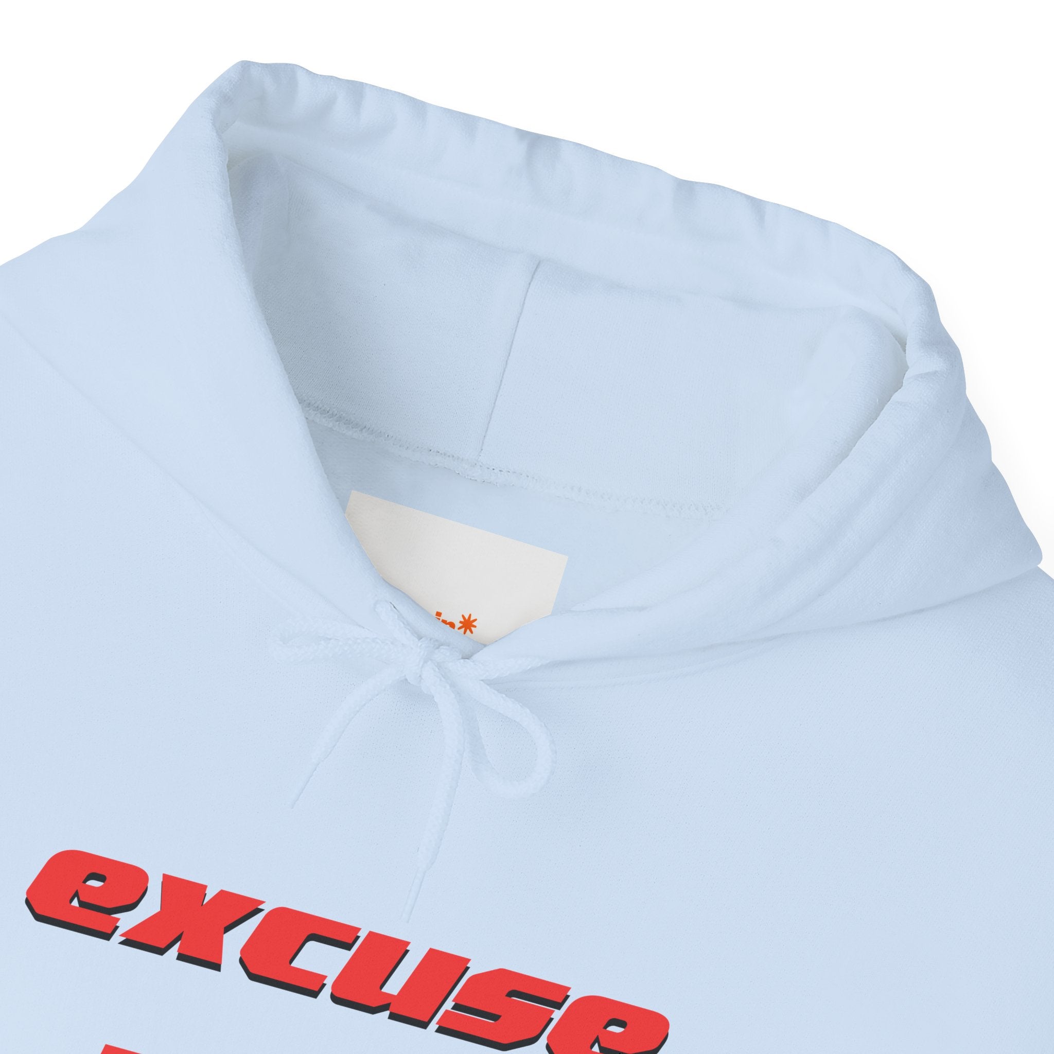 Excuse You? Hoodie | Retro Red Text Graphic Pullover