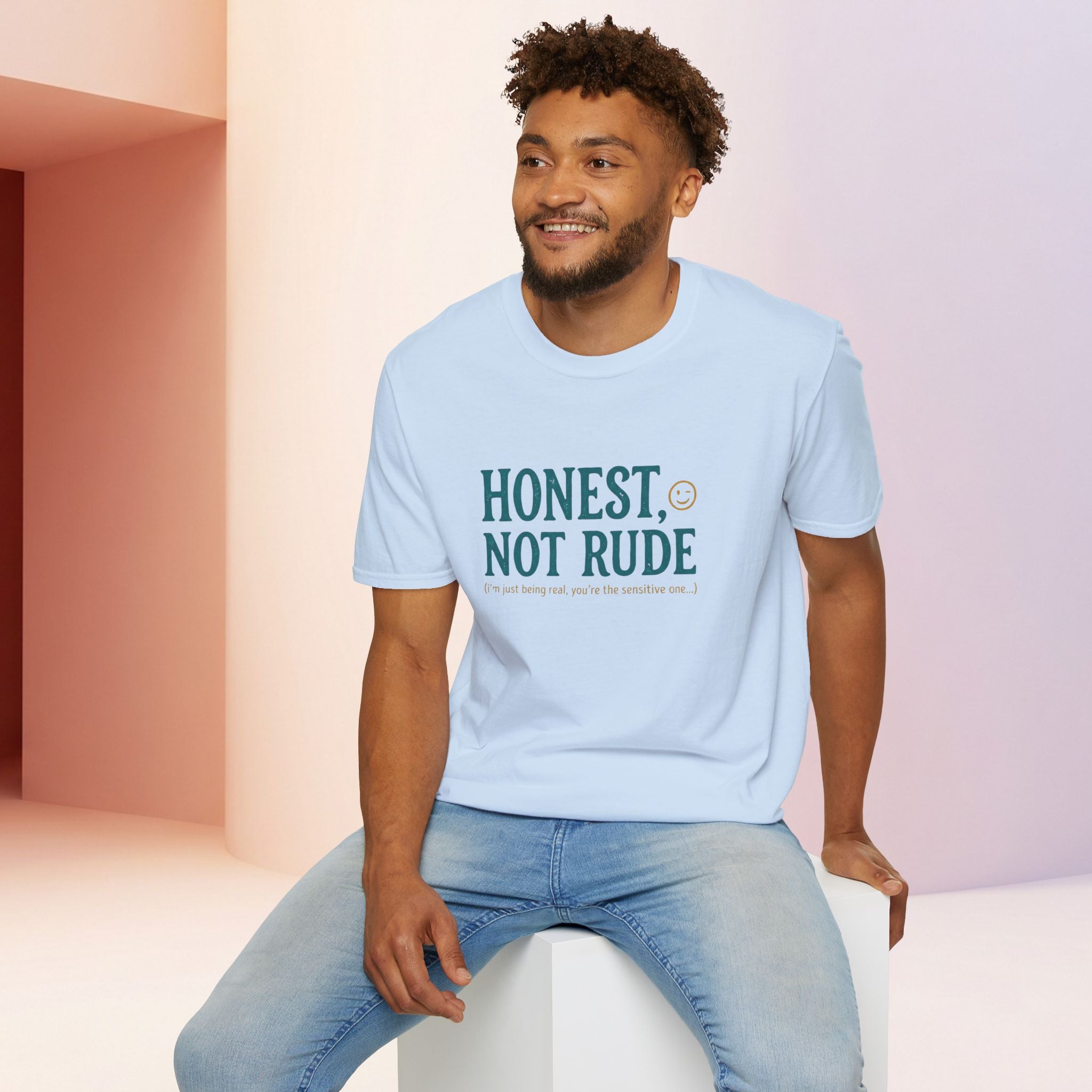 Honest Not Rude | Funny Sarcastic Unisex Graphic Tee for Real Talk