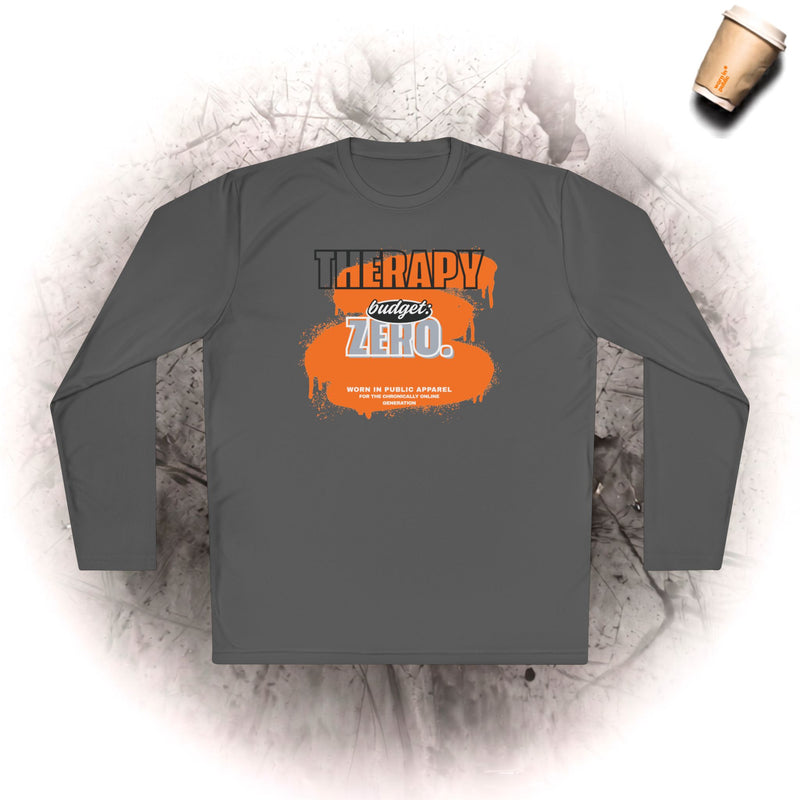 Therapiebudget Null Langarmshirt | Lustiges Shirt mit Mental Health Humor