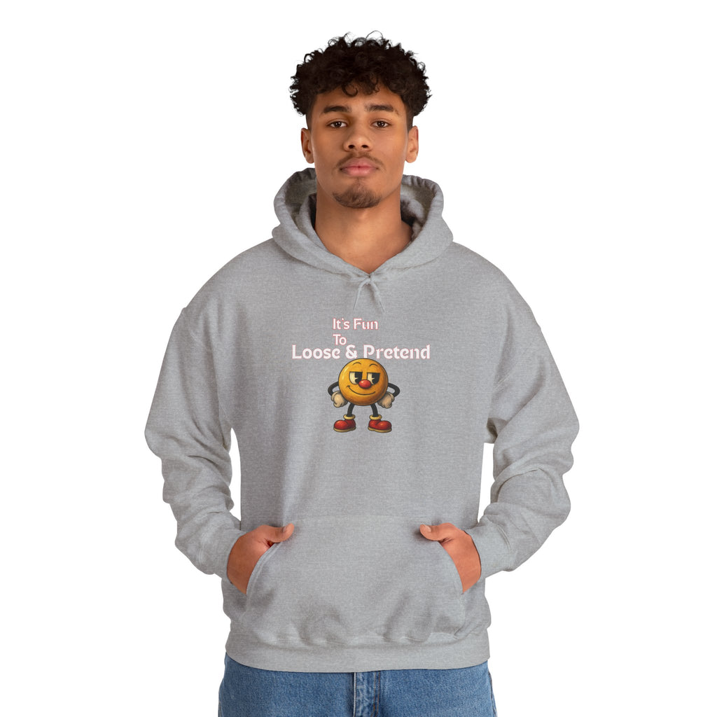 It's Fun to Loose & Pretend Hoodie | Smiley Emoji Graphic Sweatshirt