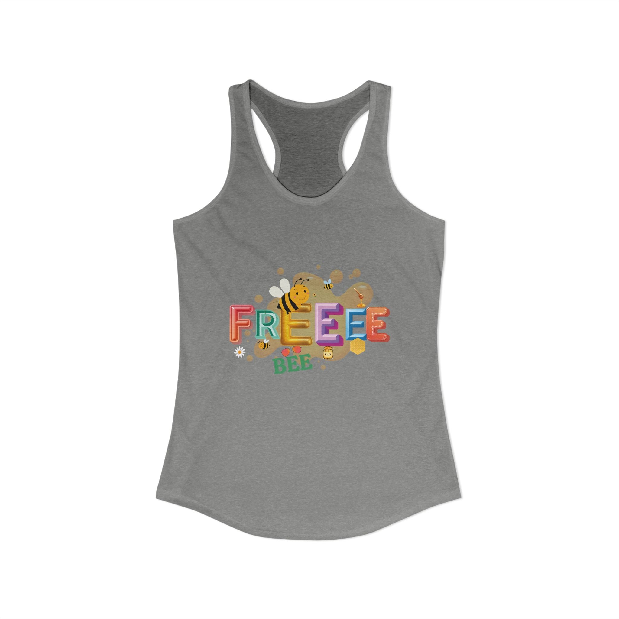 Free Bee Women's Racerback Tank Top | Lightweight Women's Ideal Top