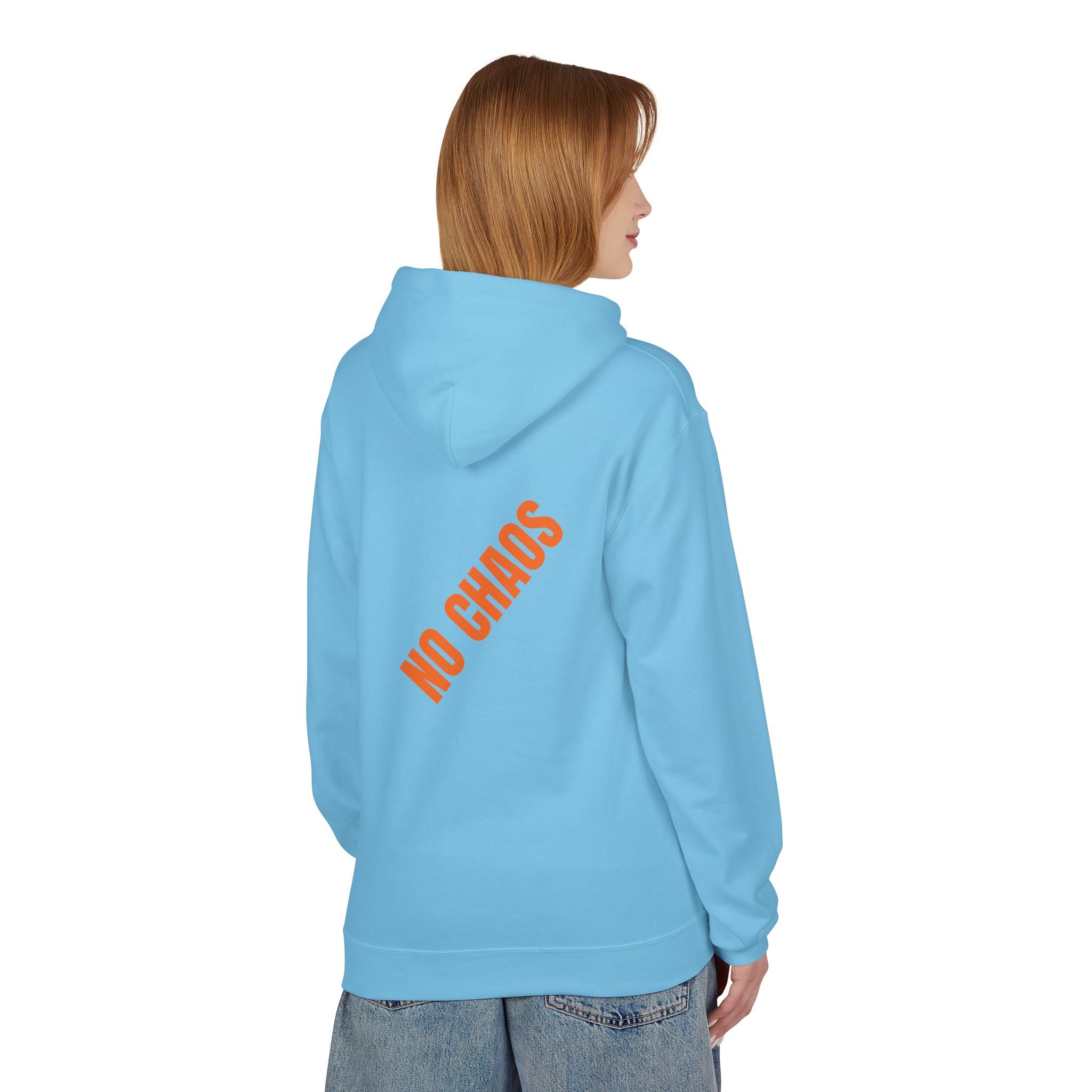 No Chaos Hoodie | Minimalist Motivational Pullover Sweatshirt