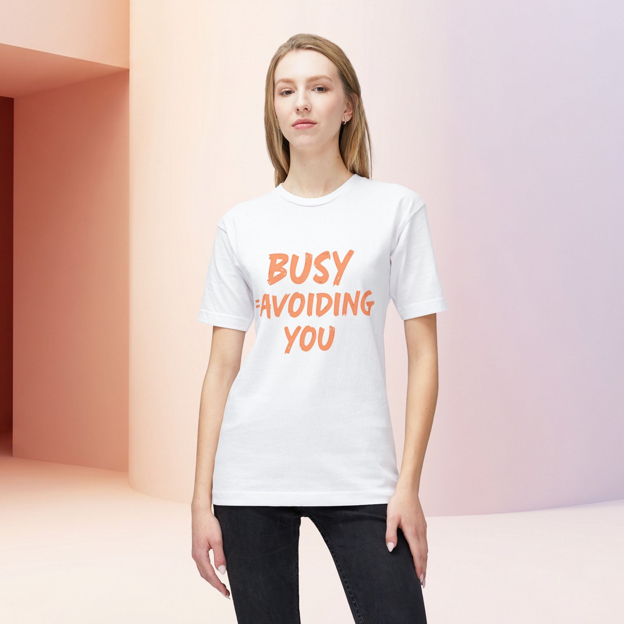 Busy = Avoiding You | Funny Introvert Unisex Graphic Tee MADE IN USA