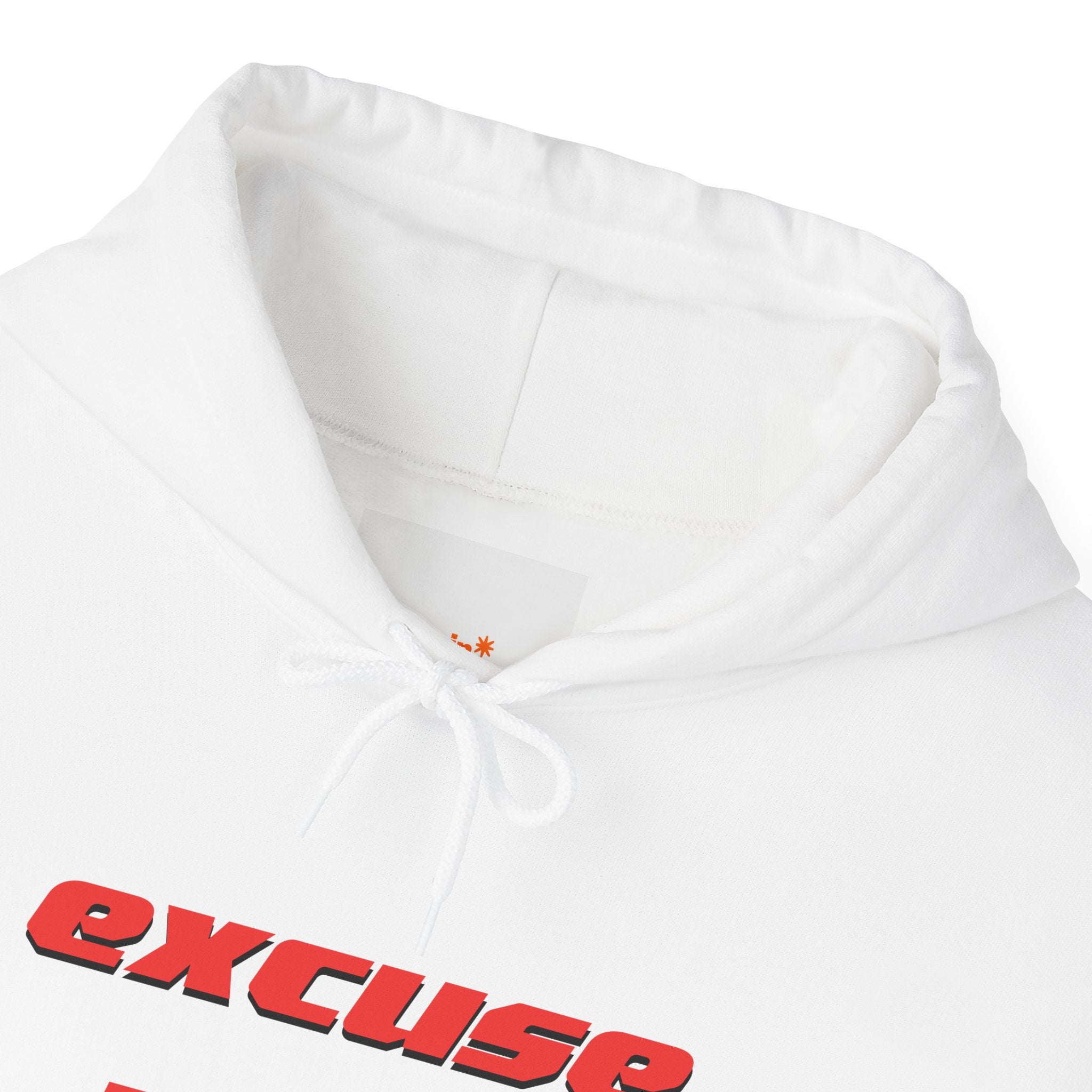 Excuse You? Hoodie | Retro Red Text Graphic Pullover