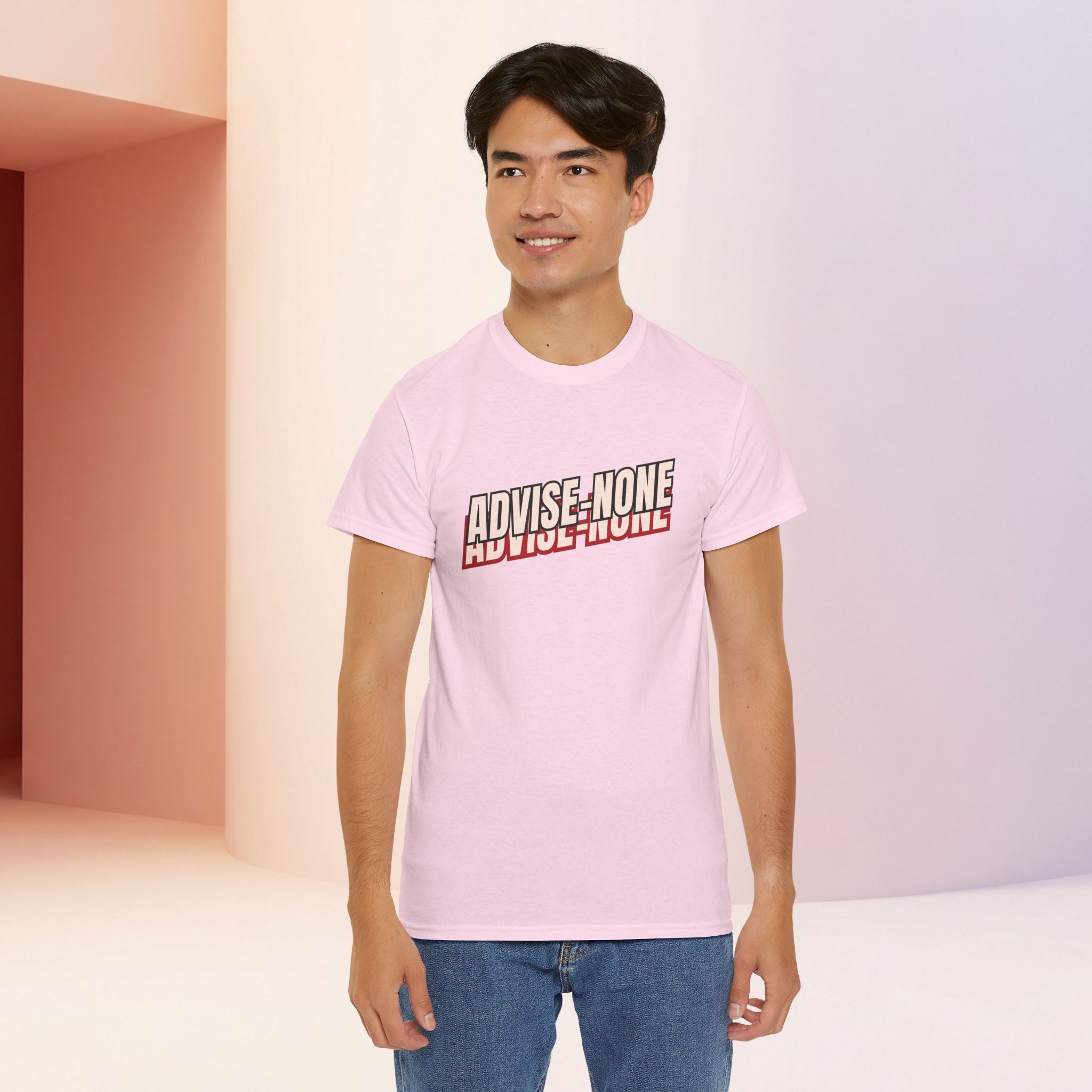 Advise None | Retro Slanted Unisex Graphic Tee