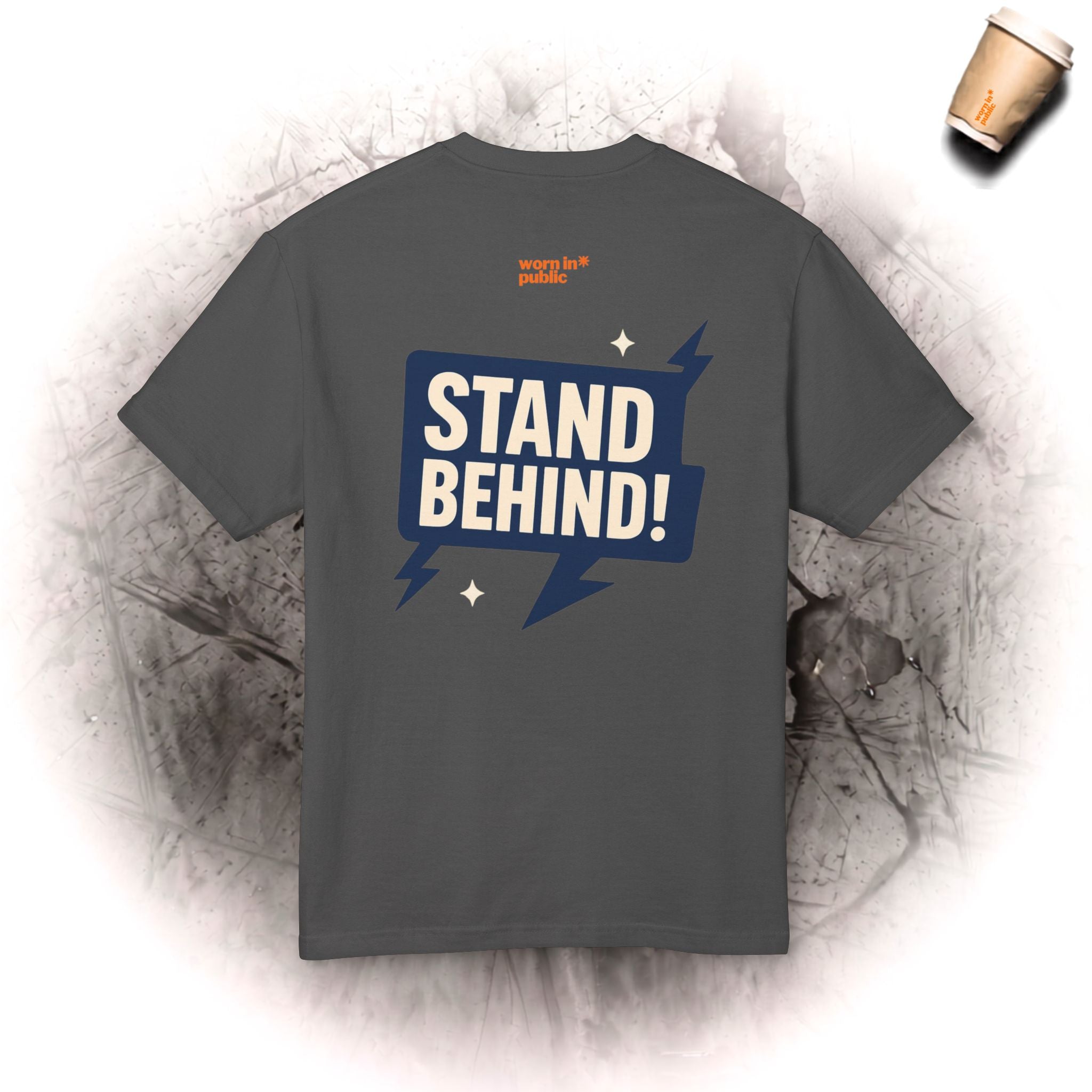 Move Over T-Shirt | "Bleib dahinter!" Lustiges Grafik-Kurzarm-T-Shirt