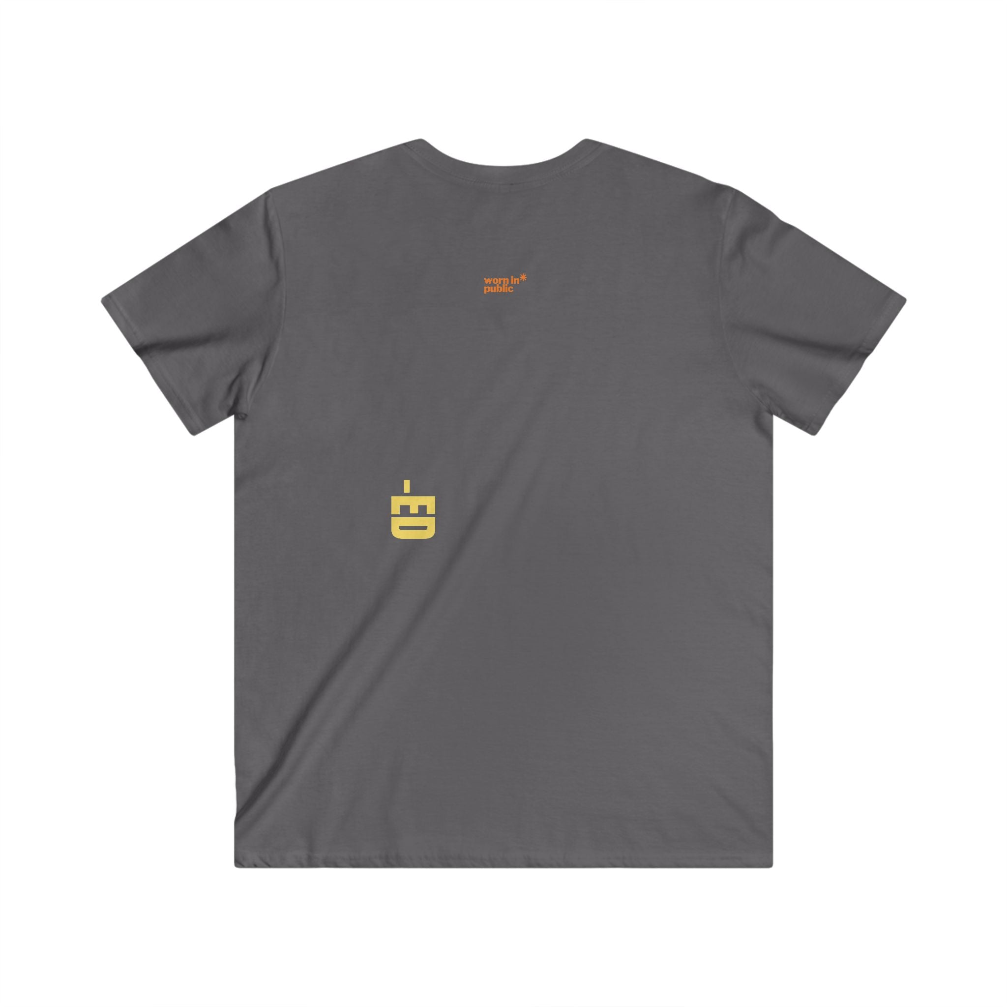 DIY-ED Graphic V-Neck Tee | 'I Was D.I.Y.' Novelty Shirt