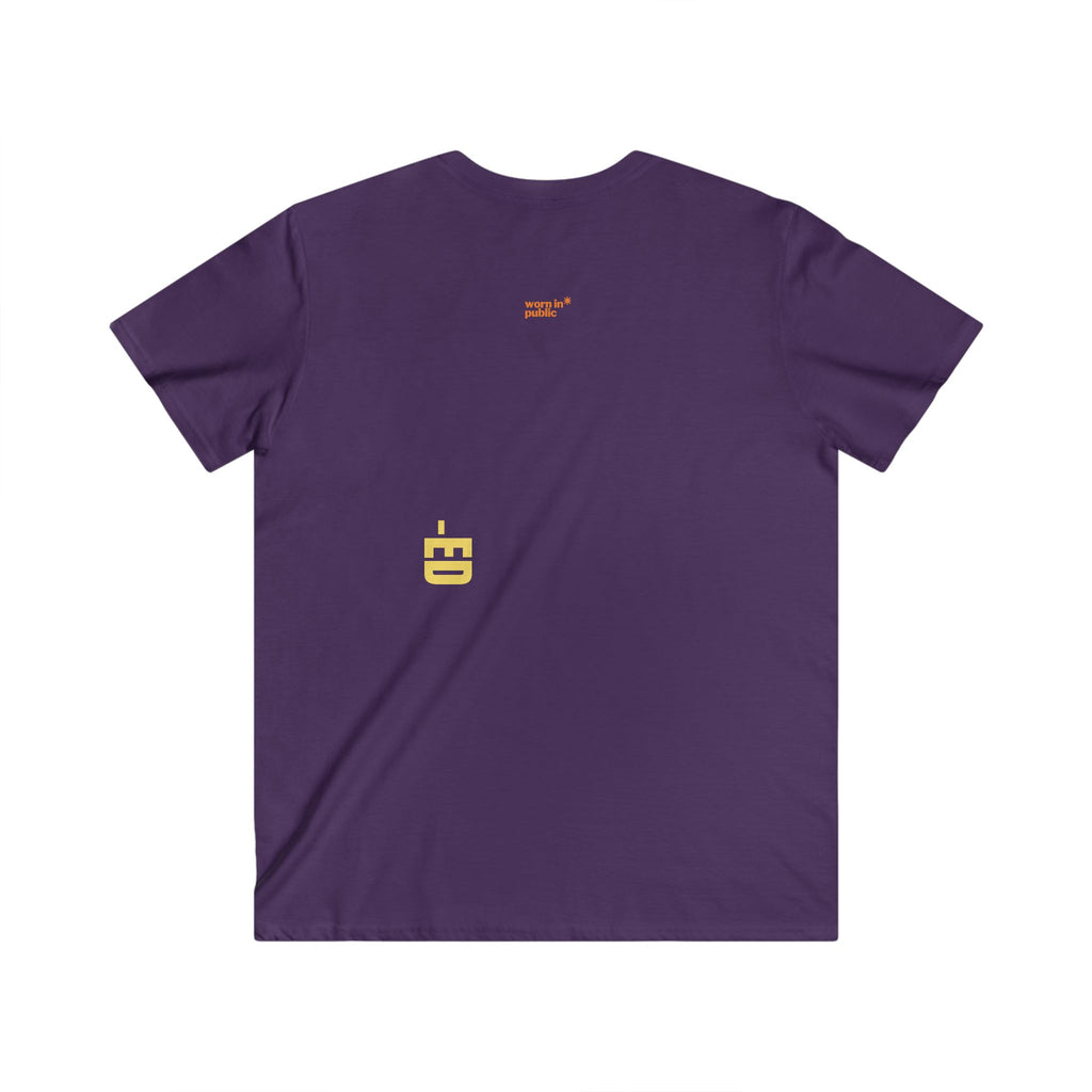 DIY-ED Graphic V-Neck Tee | 'I Was D.I.Y.' Novelty Shirt