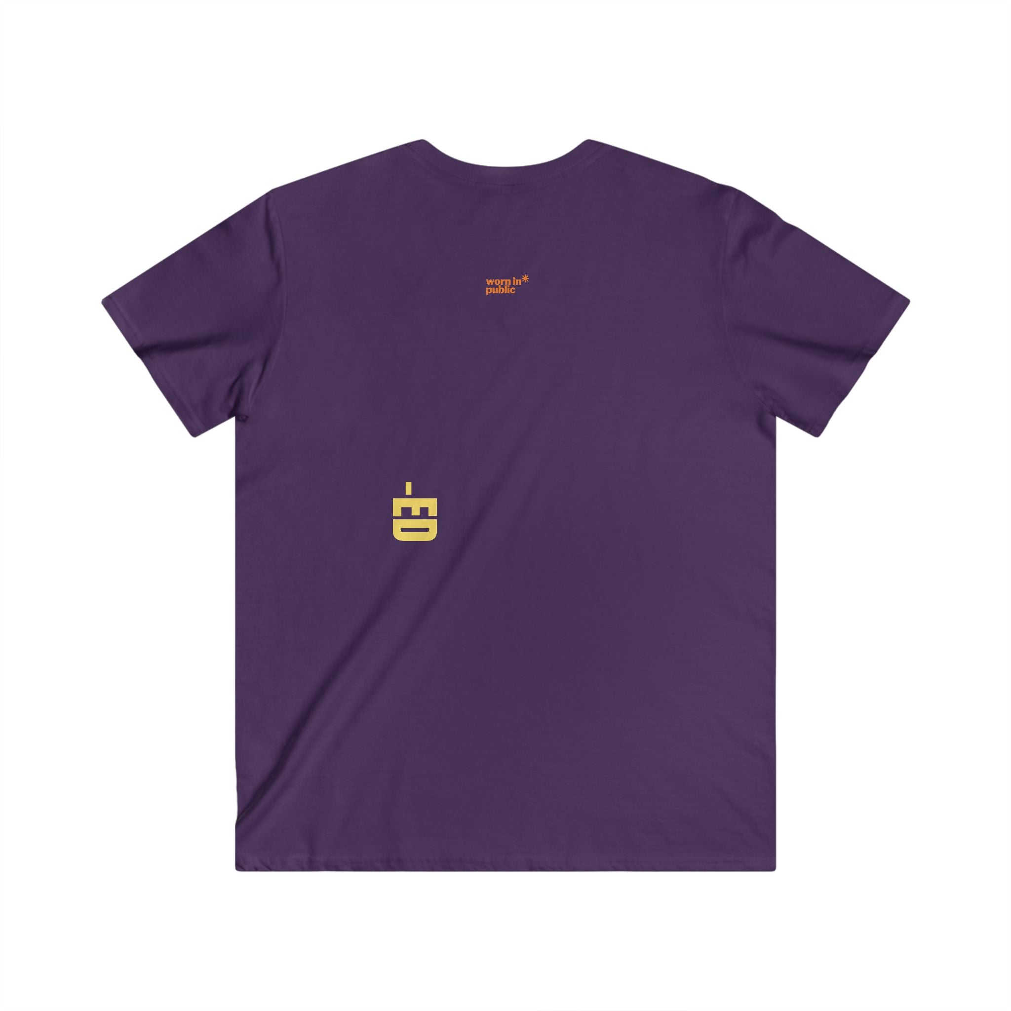 DIY-ED Graphic V-Neck Tee | 'I Was D.I.Y.' Novelty Shirt