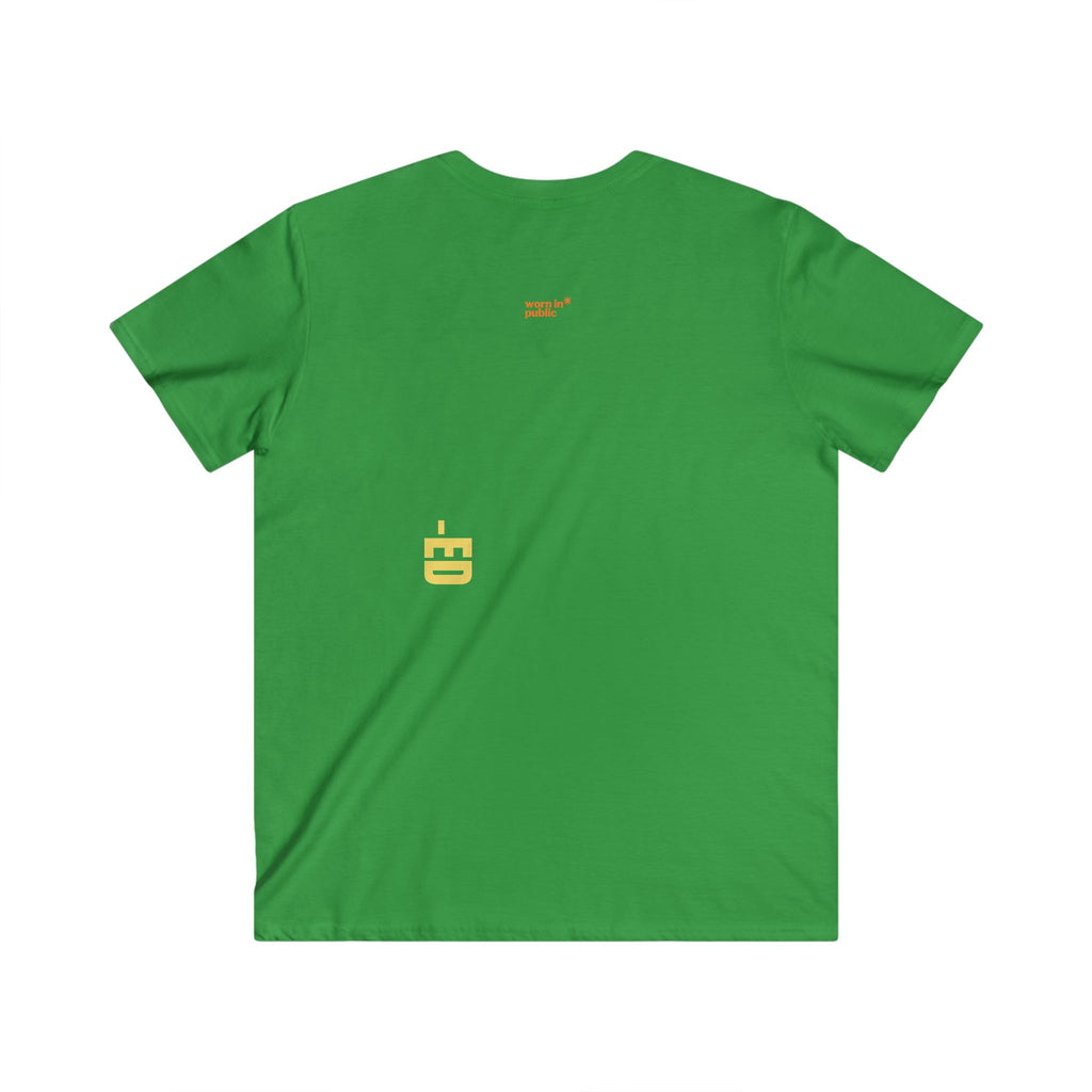 DIY-ED Graphic V-Neck Tee | 'I Was D.I.Y.' Novelty Shirt