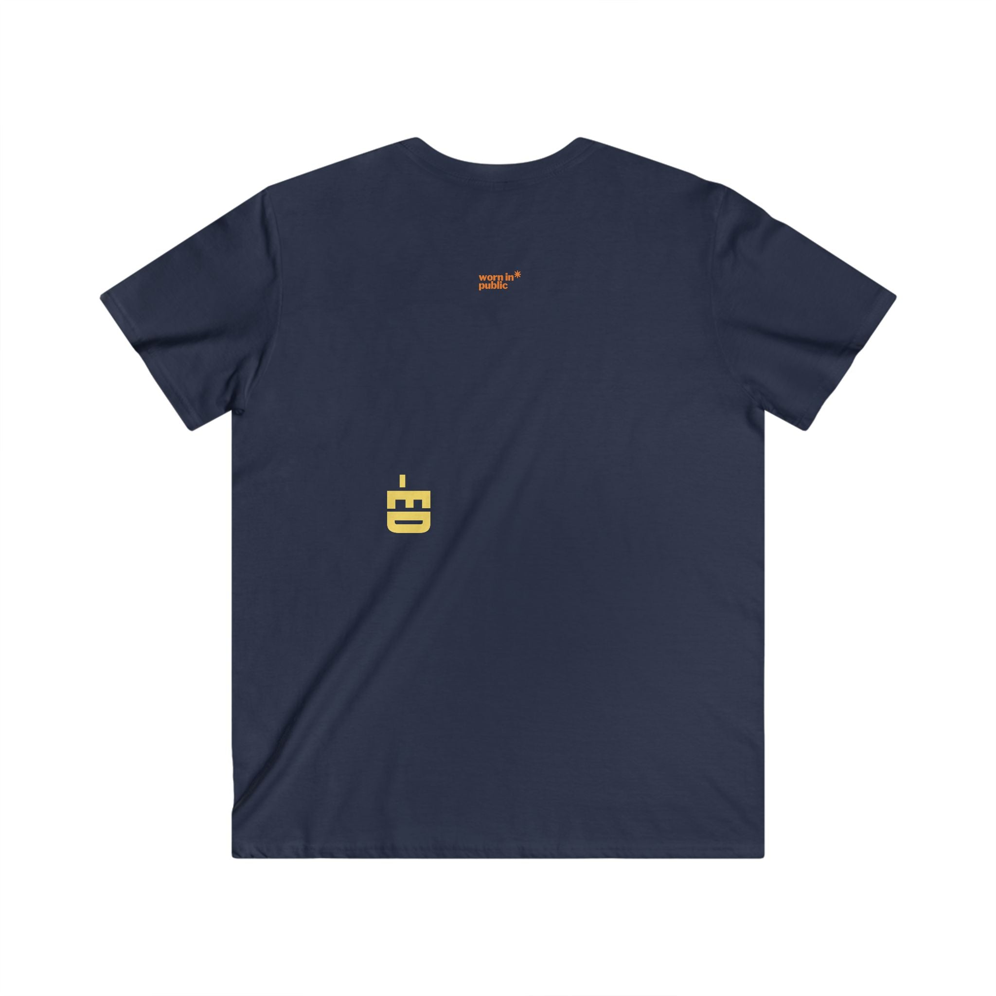 DIY-ED Graphic V-Neck Tee | 'I Was D.I.Y.' Novelty Shirt